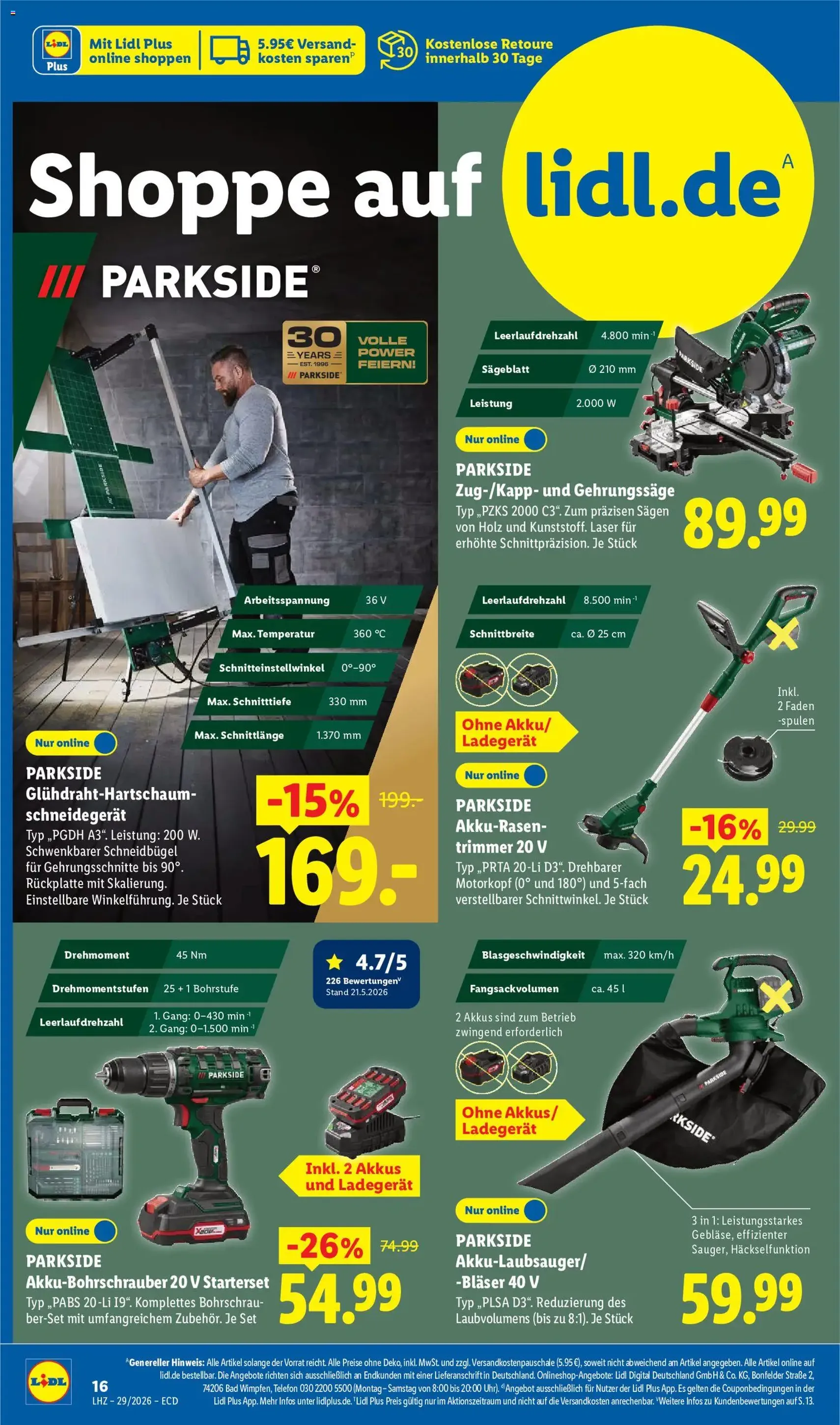 Lidl Prospekt - Gültiger Prospekt ab 13.07.2026, Seite 32 von insgesamt 72