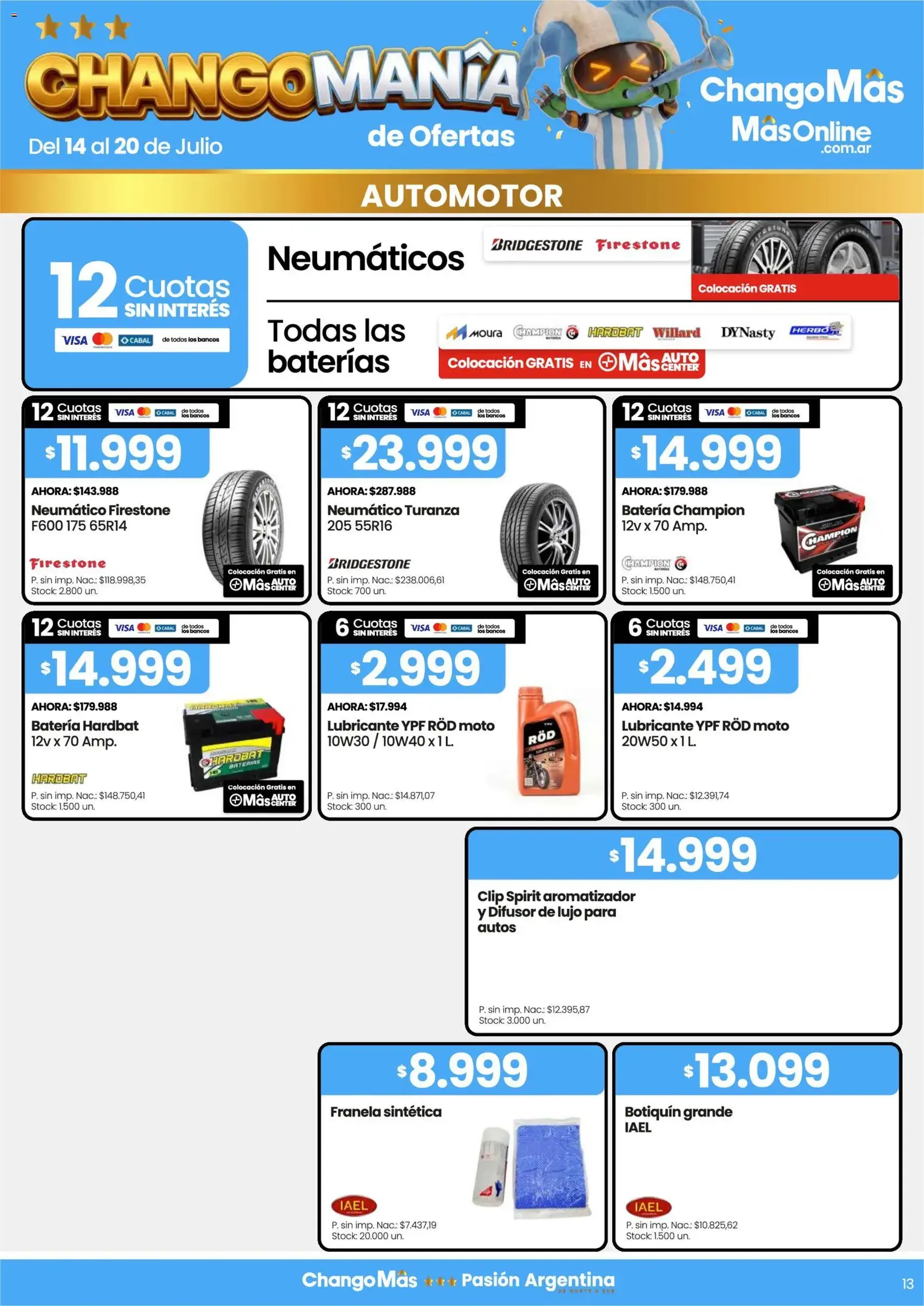 Changomas ofertas - folleto válido desde 14/07/2026 página 13 de 30