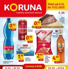 Koruna leták - náhľad letáku platný od 05.12.2025