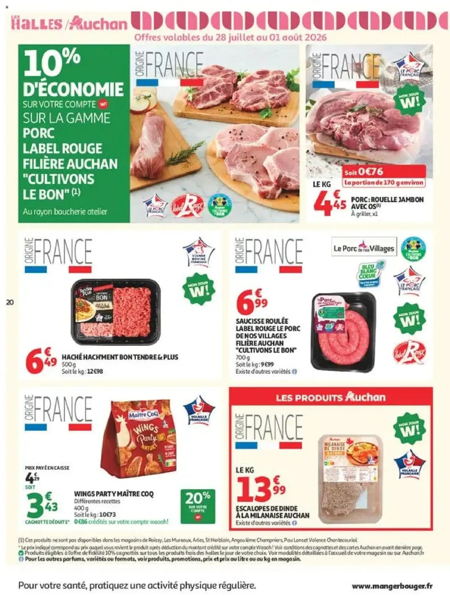 Auchan prospectus - brochure valable à partir du 28/07/2026, page 20 sur 54
