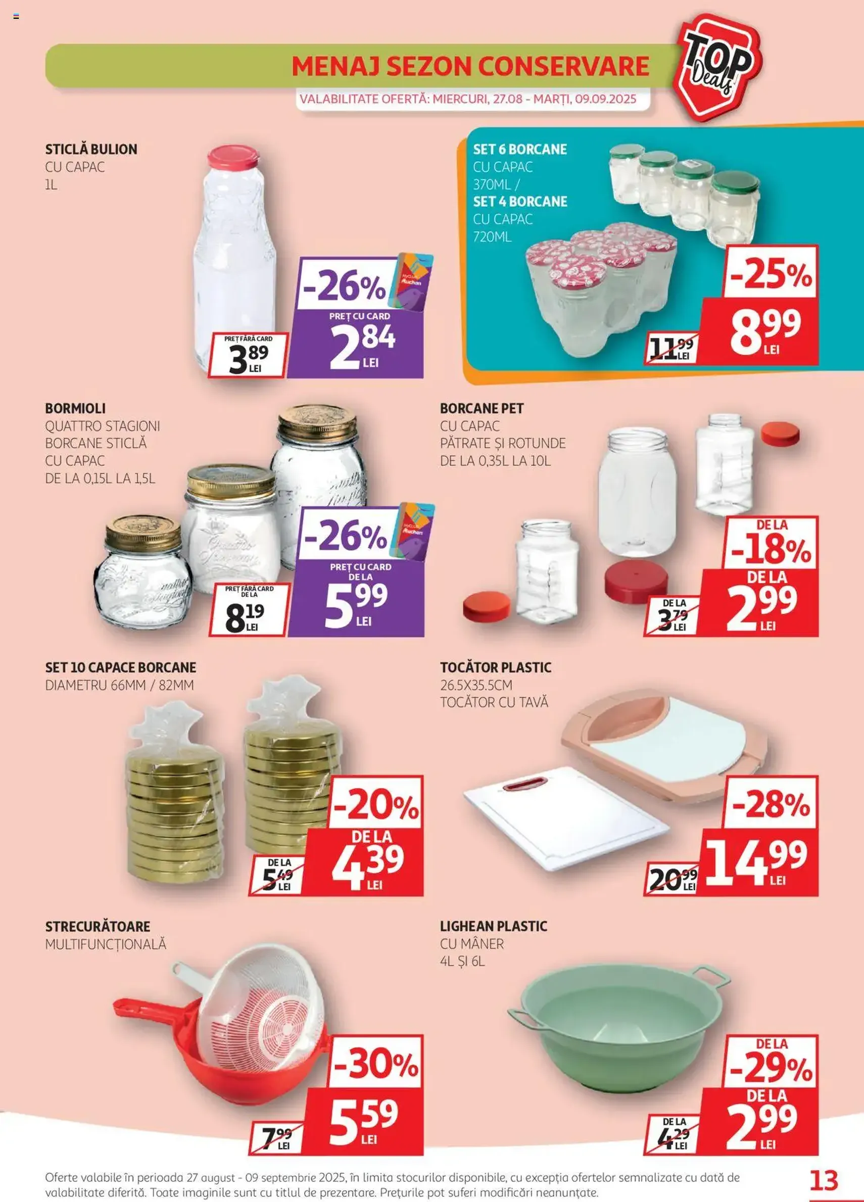 Catalog Auchan - cataloage valabile începând cu 27.08.2025 pagina 13 din 28 Catalog Auchan - cataloage valabile începând cu 27.08.2025 pagina 13 din 28