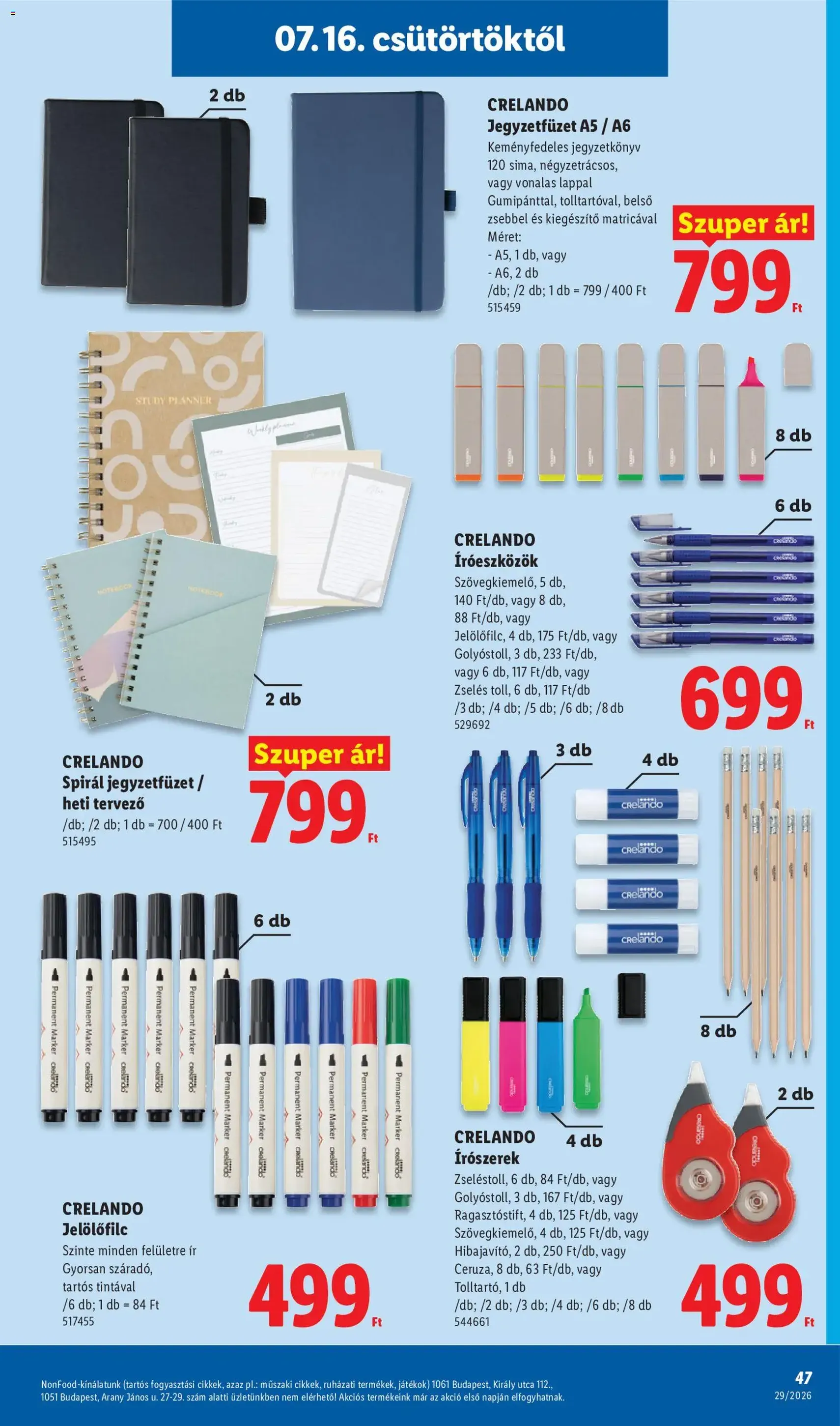 Lidl akciós újság - 2026.07.16. érvényes szórólap 47 oldal 88 oldalból