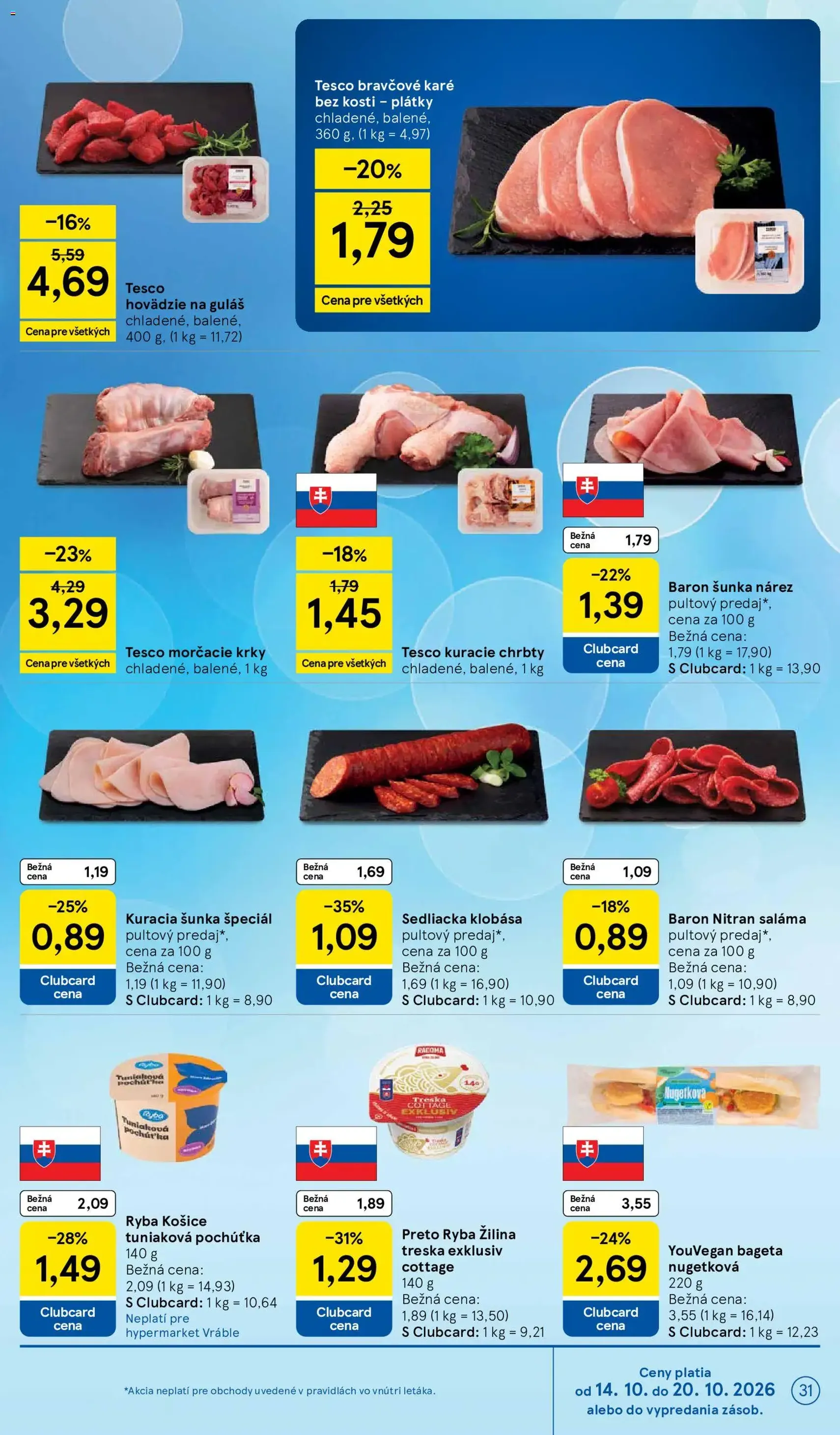 Tesco Hypermarket - leták - platný leták od 14.10.2026 strana 31 z 45