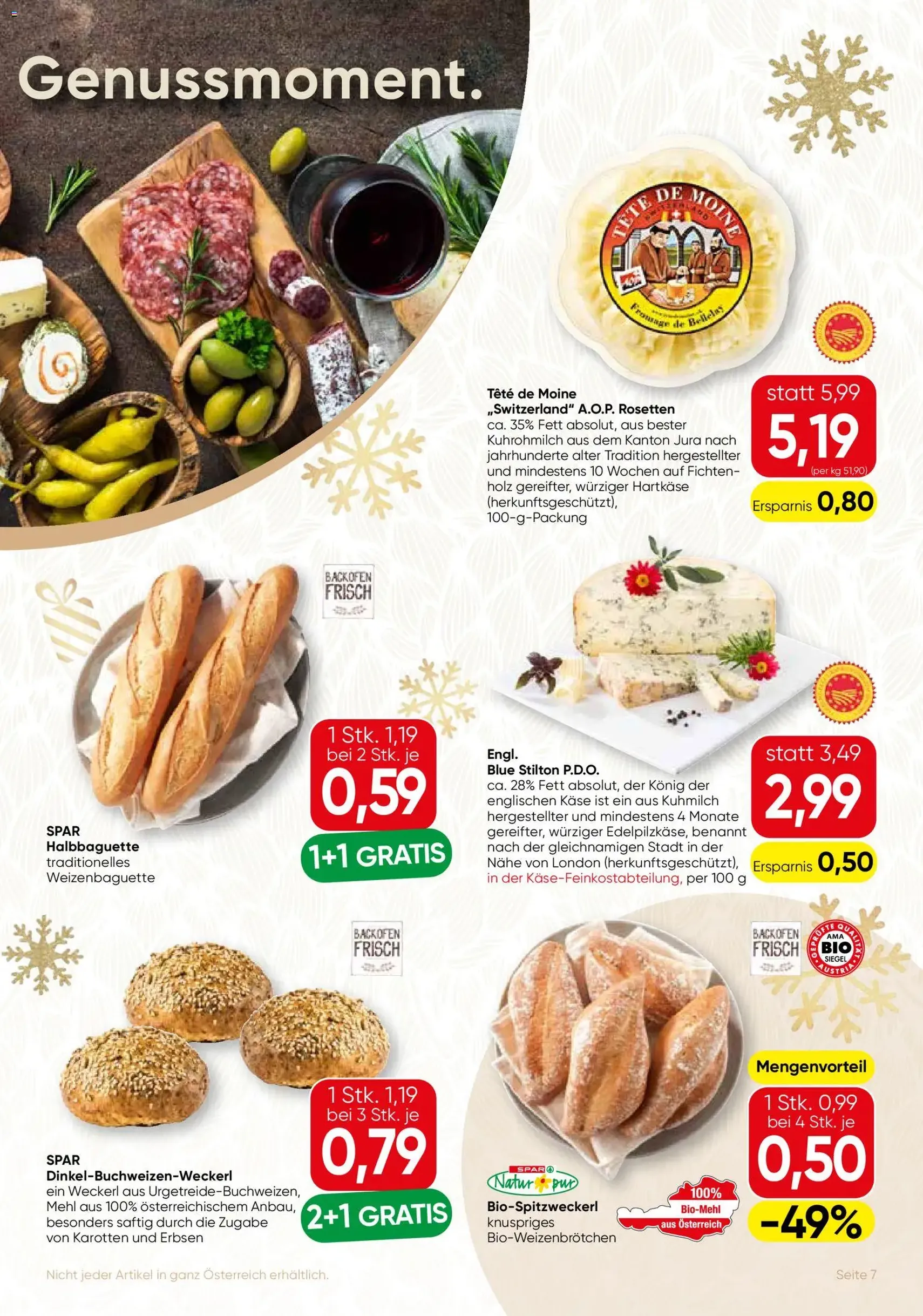 SPAR Gourmet Flugblatt - Gültiger Prospekt ab 04.12.2025, Seite 7 von insgesamt 12