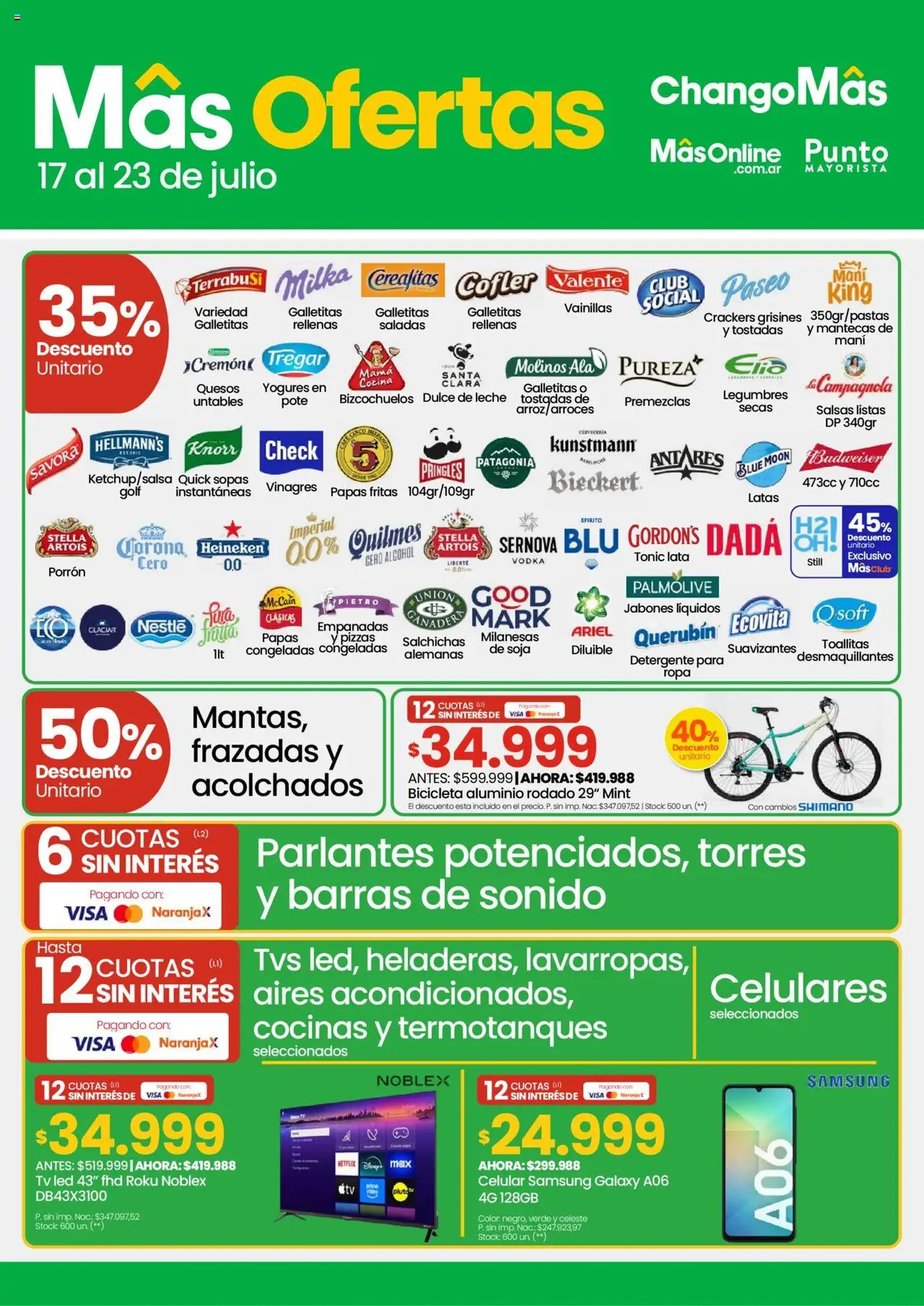 Changomas ofertas - folleto válido desde 17/07/2025 página 1 de 17