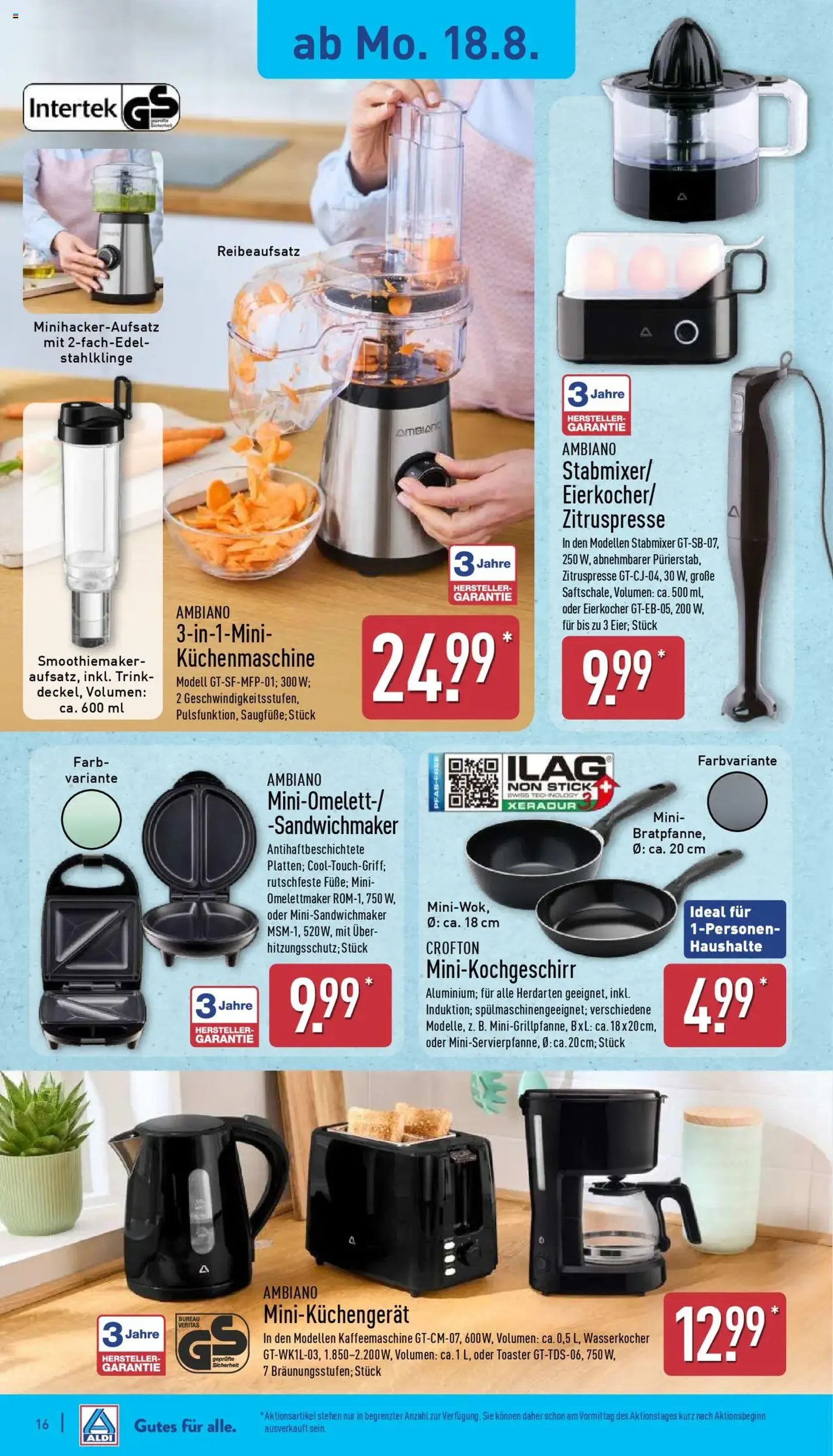 Aldi Prospekt - Gültiger Prospekt ab 18.08.2025, Seite 16 von insgesamt 44 Aldi Prospekt - Gültiger Prospekt ab 18.08.2025, Seite 16 von insgesamt 44