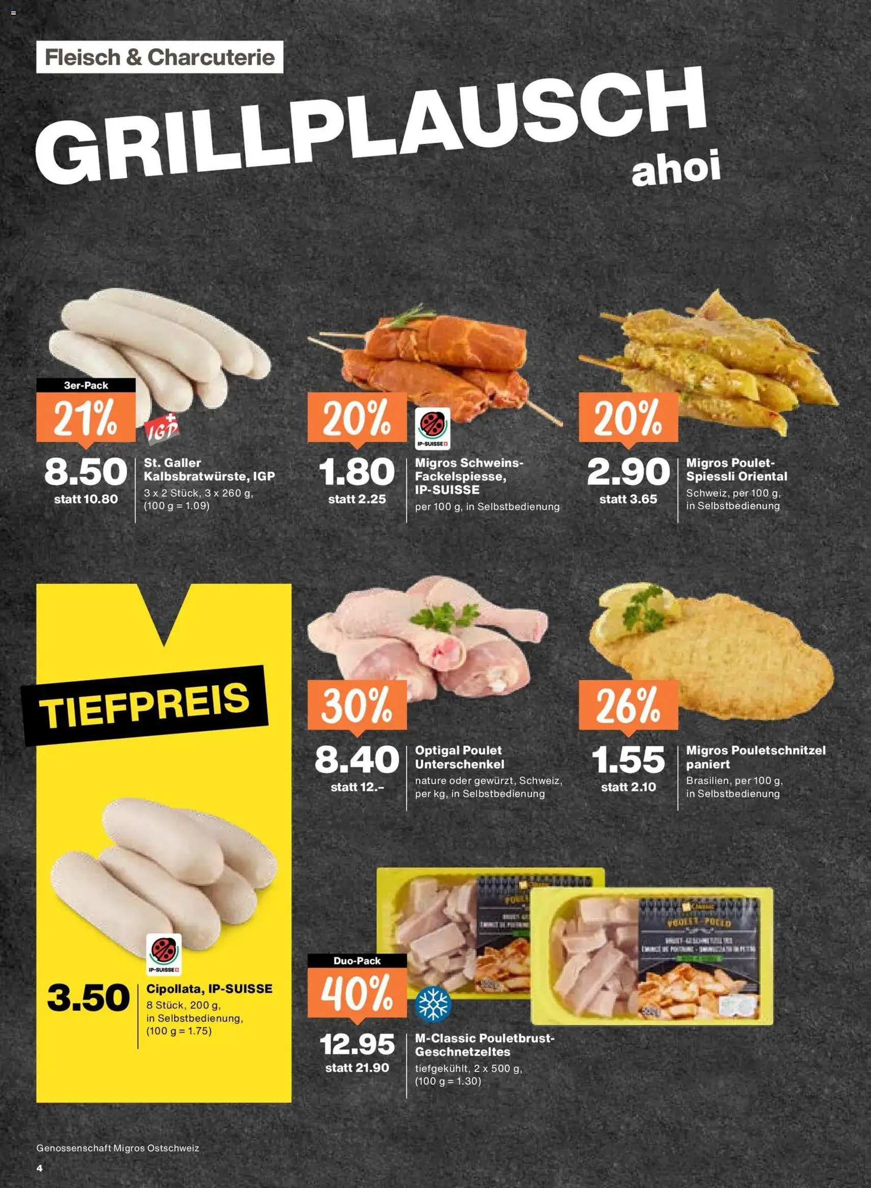 Migros aktionen - Gültiger Prospekt ab 15.05.2026, Seite 4 von insgesamt 24