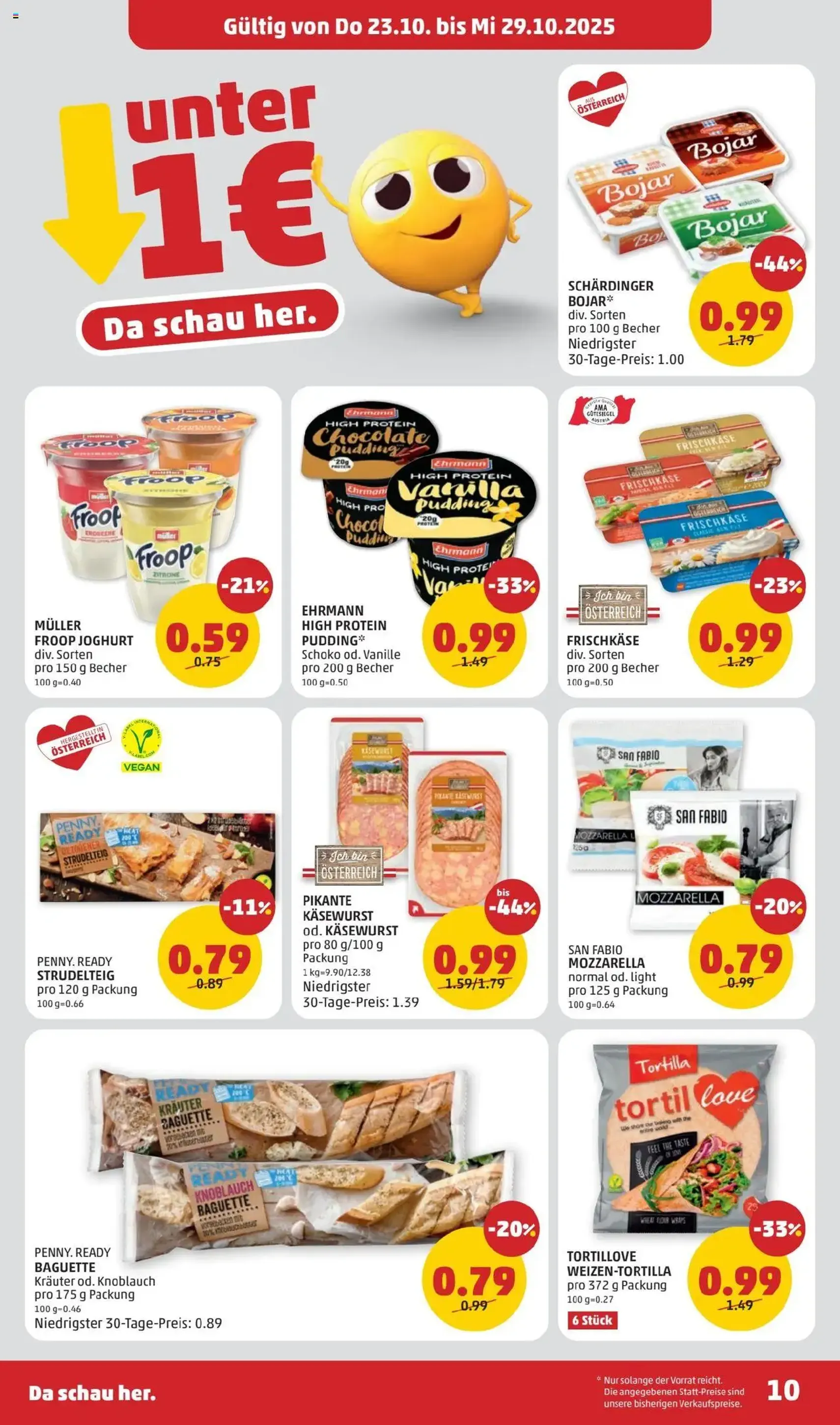 Penny Markt Flugblatt - Gültiger Prospekt ab 23.10.2025, Seite 10 von insgesamt 32 Penny Markt Flugblatt - Gültiger Prospekt ab 23.10.2025, Seite 10 von insgesamt 32