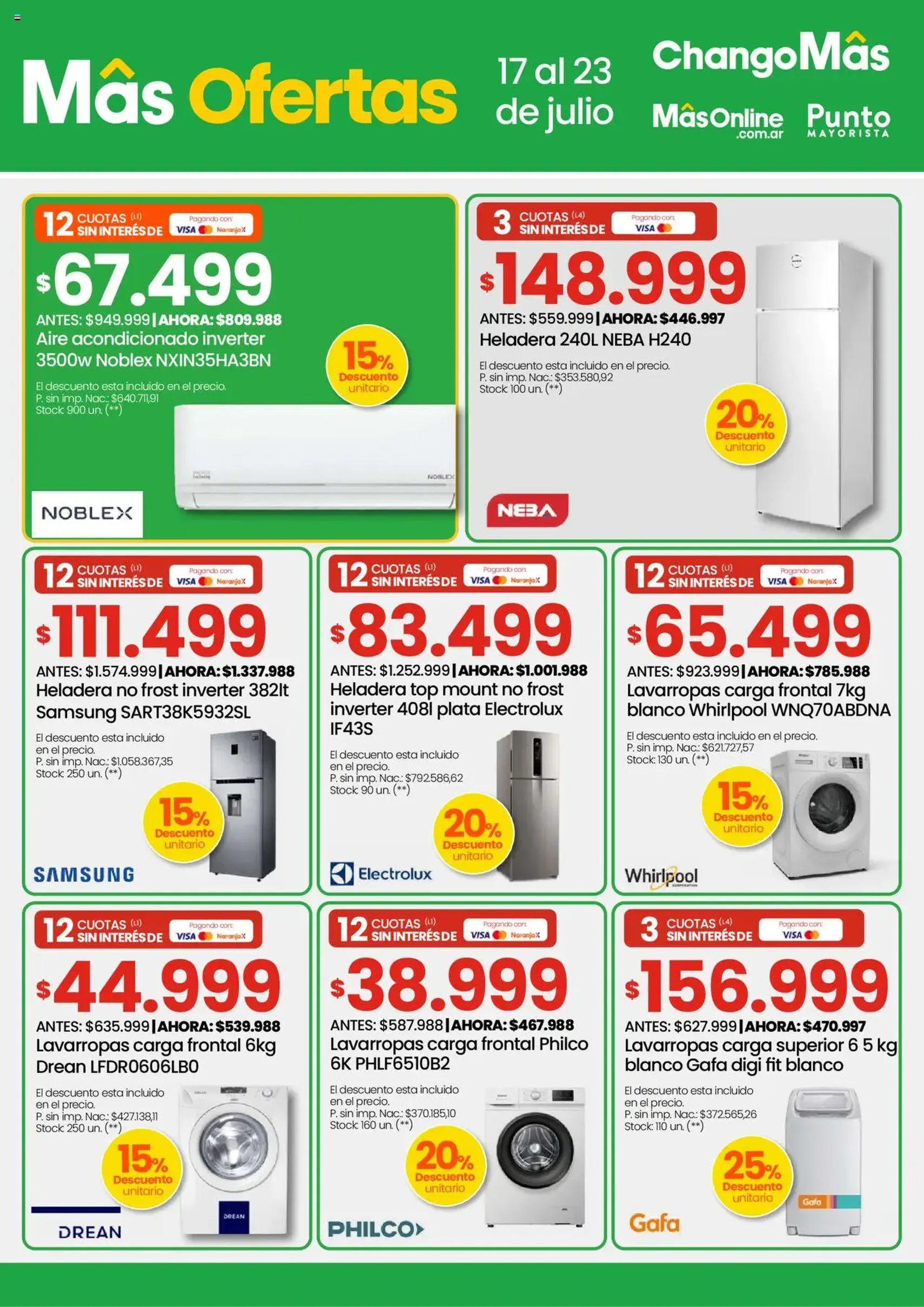 Changomas ofertas - folleto válido desde 17/07/2025 página 9 de 17