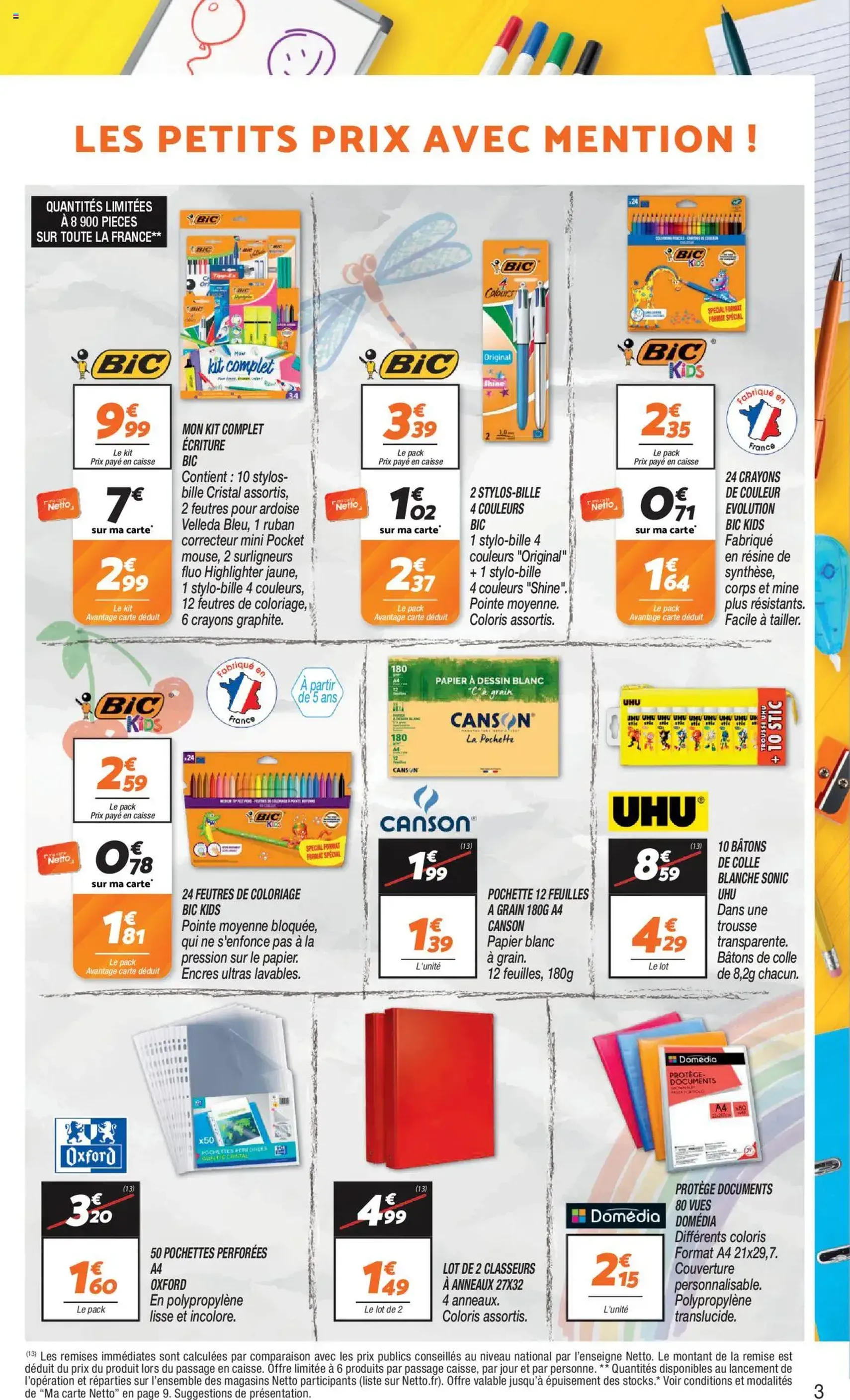 Netto catalogue - brochure valable à partir du 26/08/2025, page 3 sur 16 Netto catalogue - brochure valable à partir du 26/08/2025, page 3 sur 16