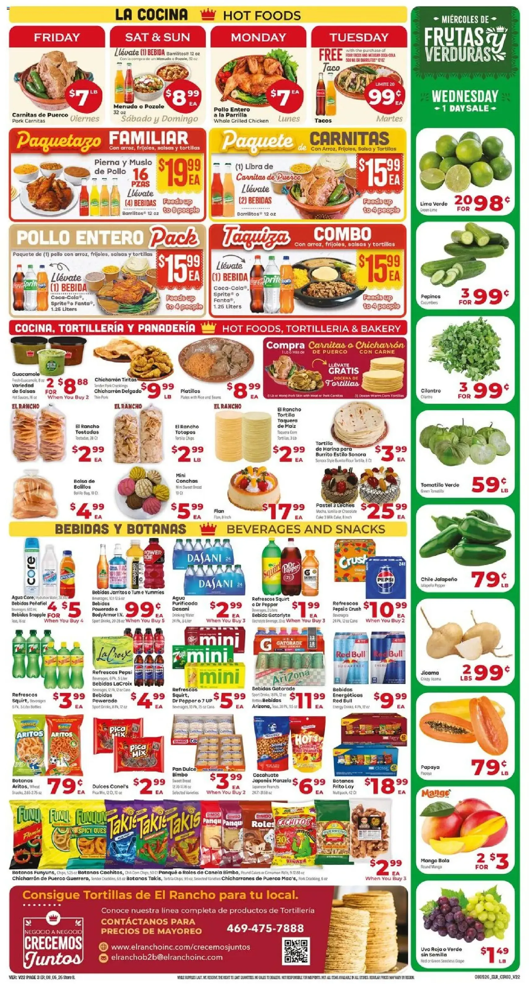El Rancho Weekly Ad - valid flyer from 08/05/2026, page 3 of 4