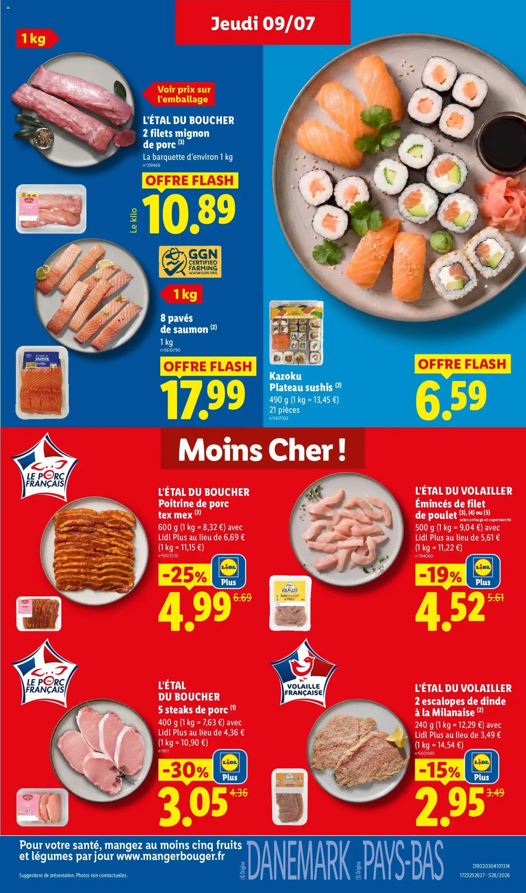 LIDL catalogue - brochure valable à partir du 09/07/2026, page 7 sur 68