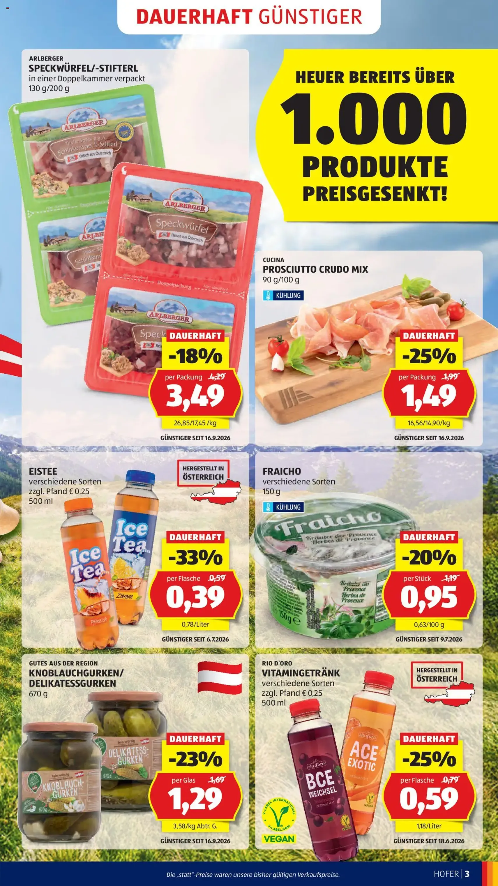 Hofer Flugblatt - Gültiger Prospekt ab 18.09.2026, Seite 7 von insgesamt 48