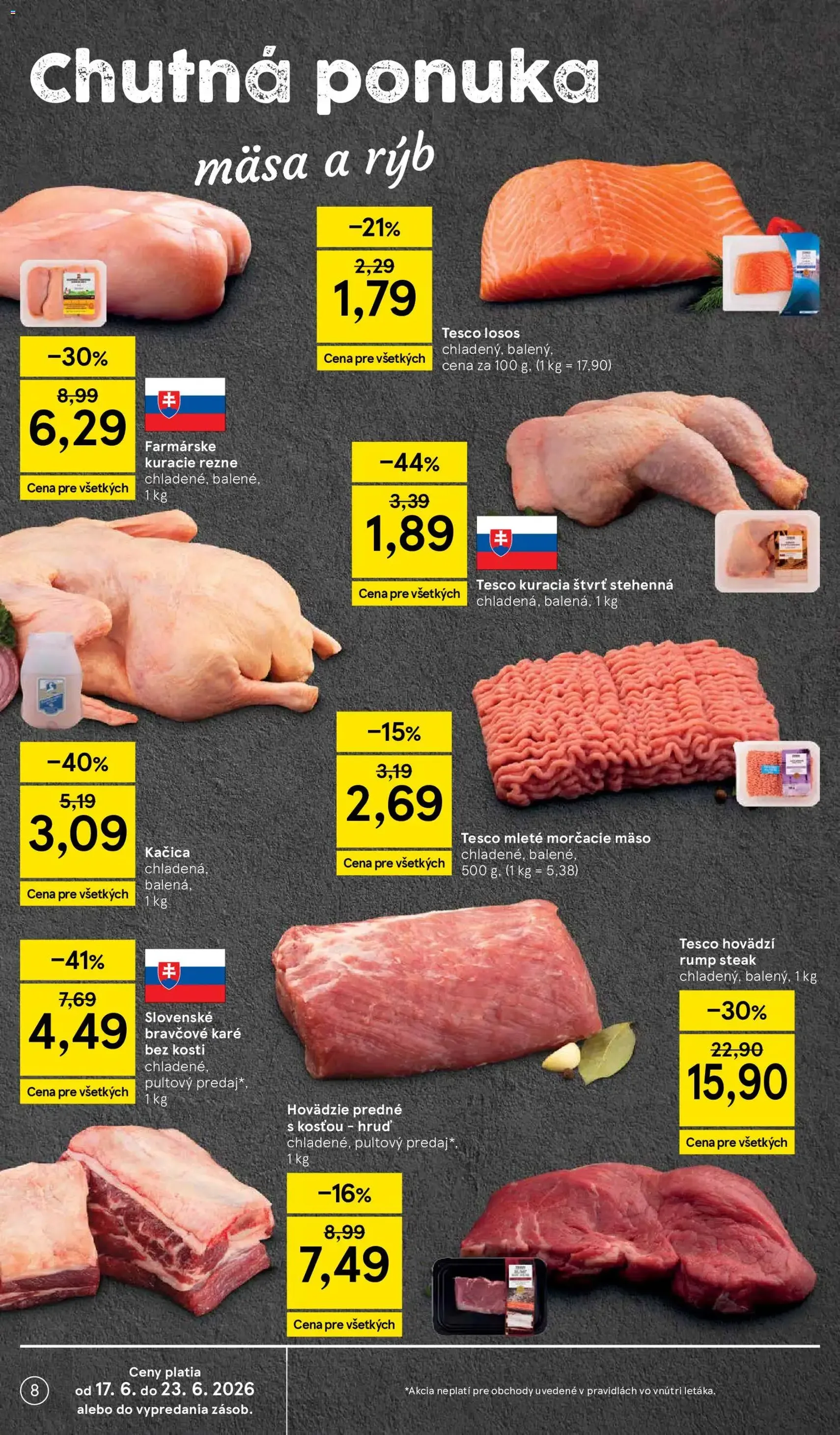 Tesco Hypermarket - leták - platný leták od 17.06.2026 strana 8 z 58