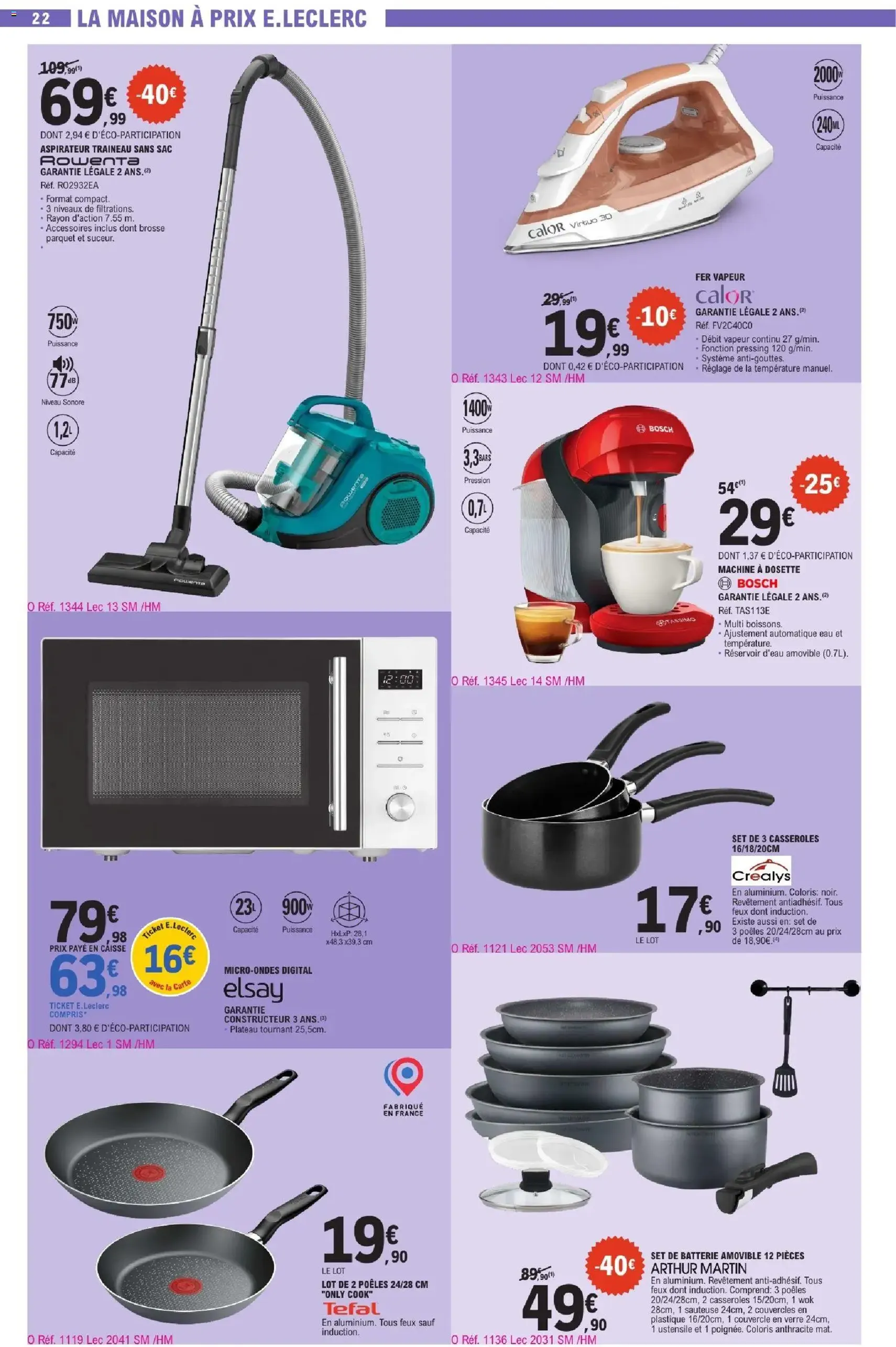 E.Leclerc catalogue - brochure valable à partir du 25/08/2026, page 22 sur 27