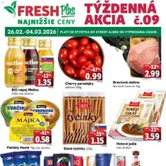 Fresh leták - náhľad letáku platný od 26.02.2026