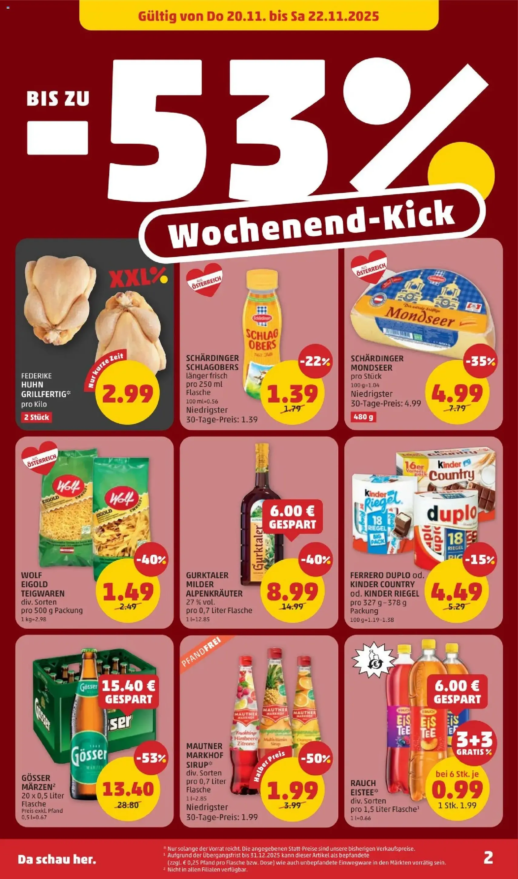 Penny Markt Flugblatt - Gültiger Prospekt ab 20.11.2025, Seite 2 von insgesamt 32