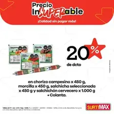 Vista previa del folleto Surtimax catálogo válido desde 17/07/2026