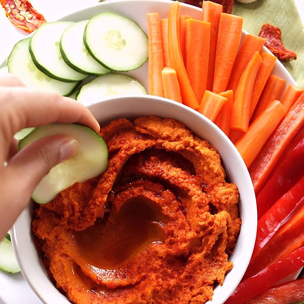 Hummus zo sušených paradajok