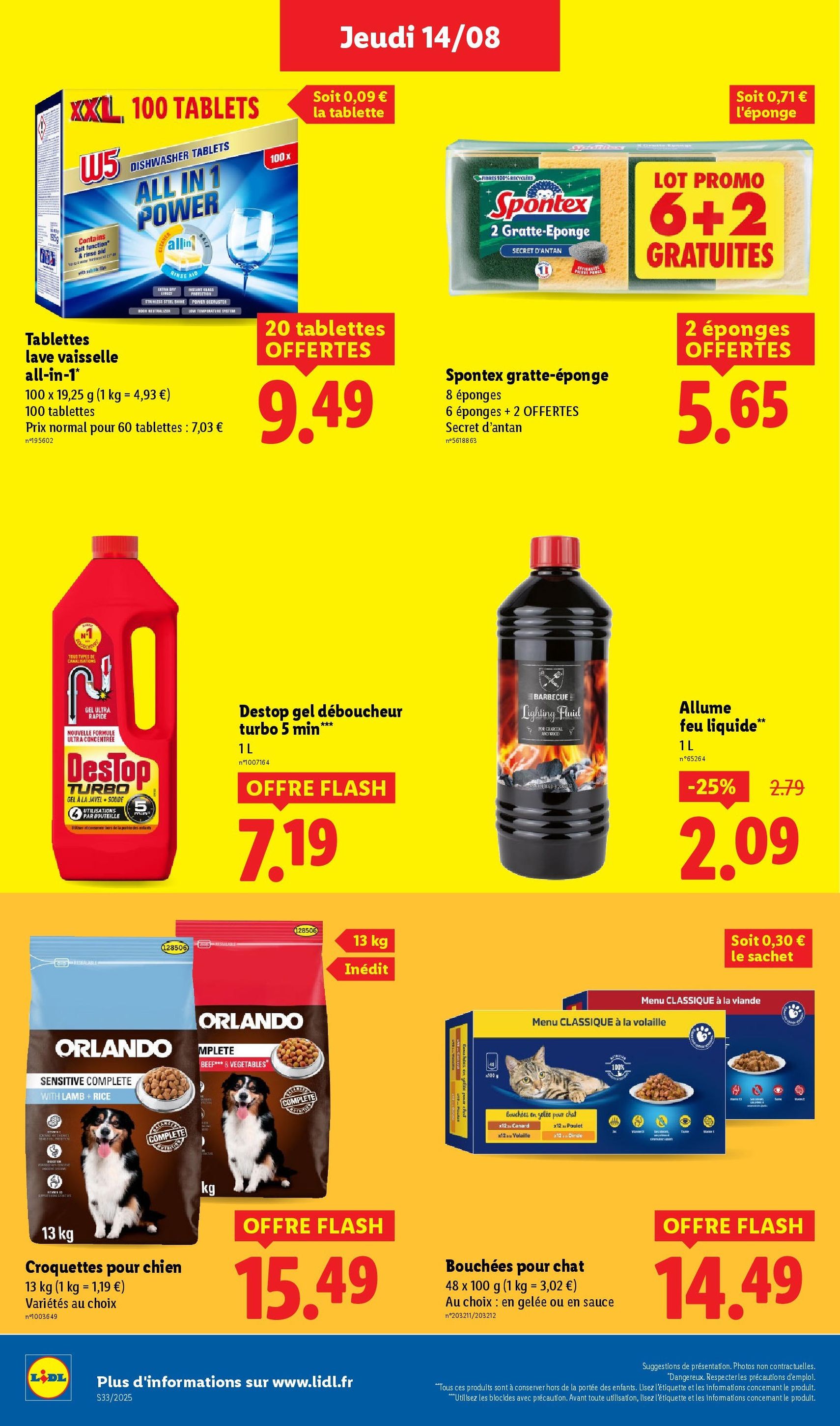 LIDL catalogue semaine 32 - brochure valable à partir du 14/08/2025, page 26 sur 72