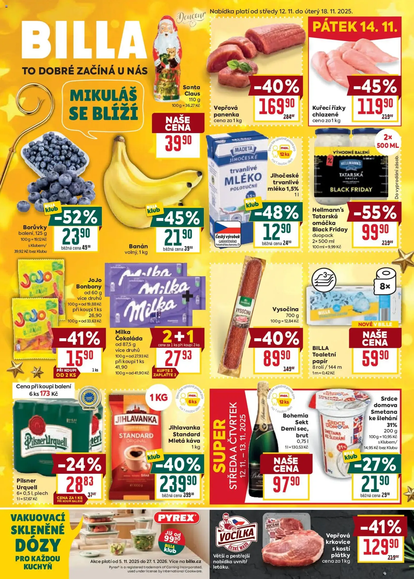 Billa Velký leták - platný leták od 12.11.2025 strana 1 z 40