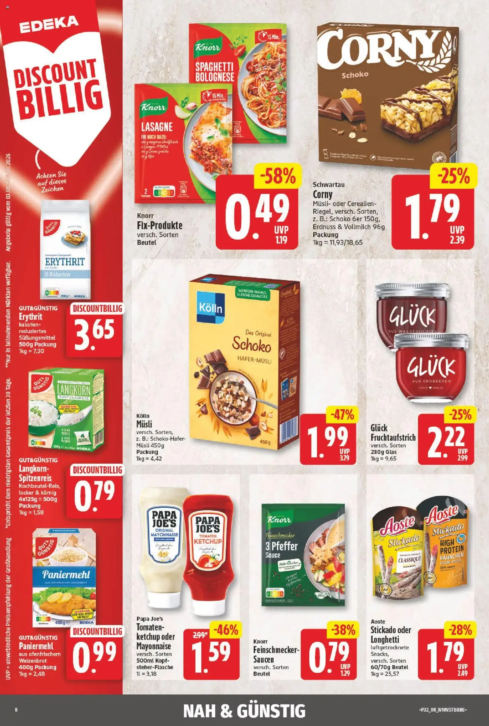 NP Discount Prospekt - Gültiger Prospekt ab 03.08.2026, Seite 8 von insgesamt 15