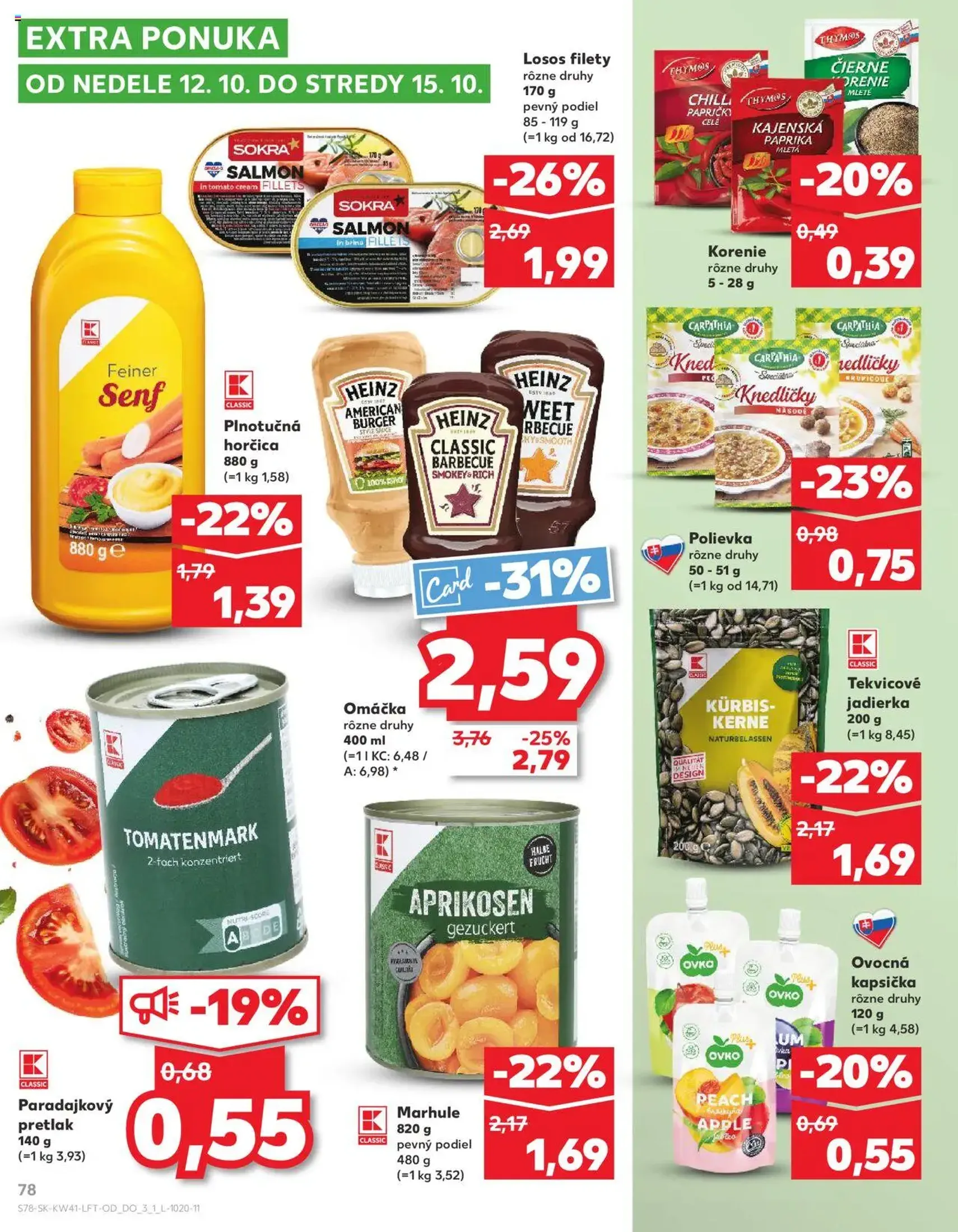 Kaufland Bratislava-Avion - platný leták od 09.10.2025 strana 78 z 80