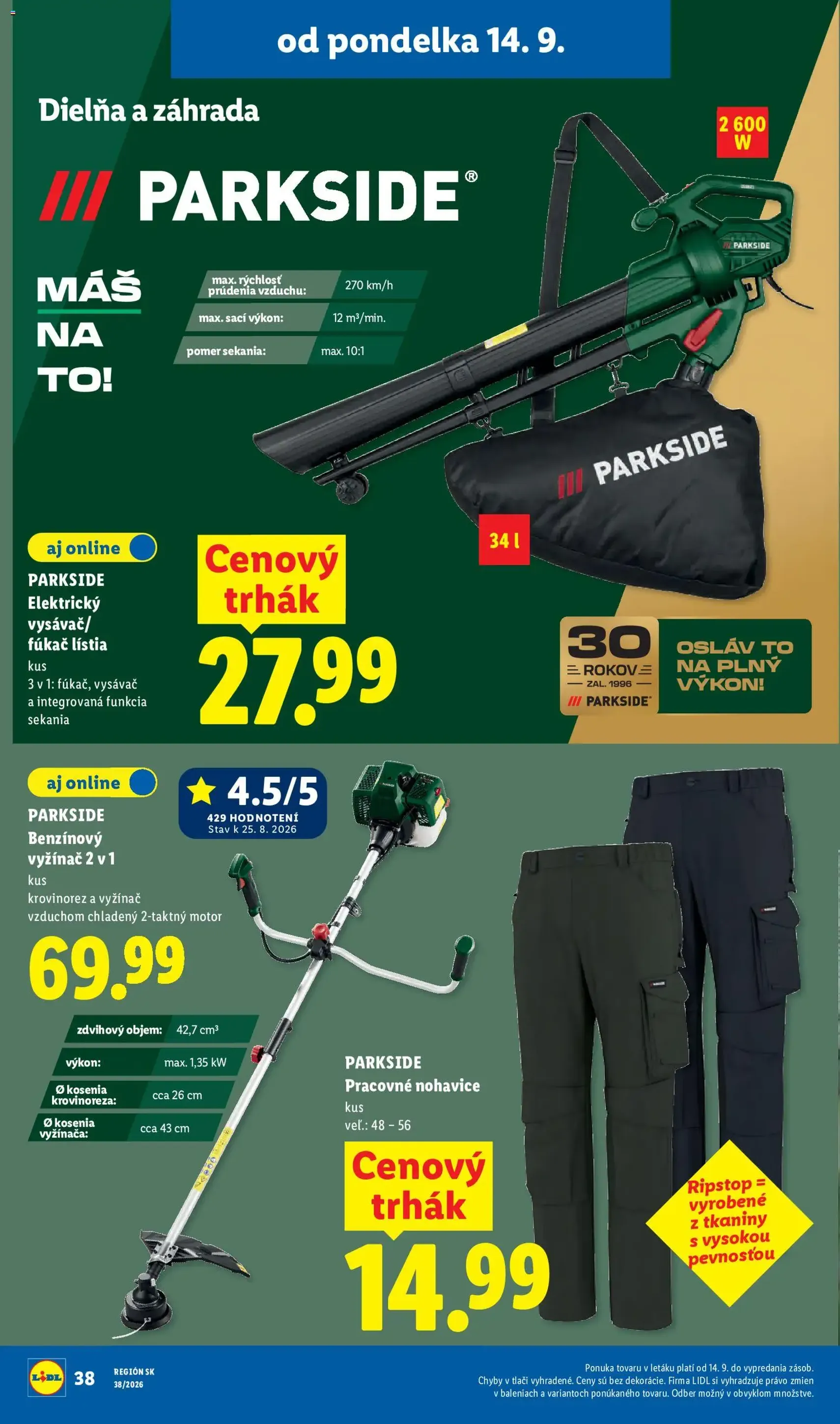 Lidl leták - platný leták od 14.09.2026 strana 54 z 105