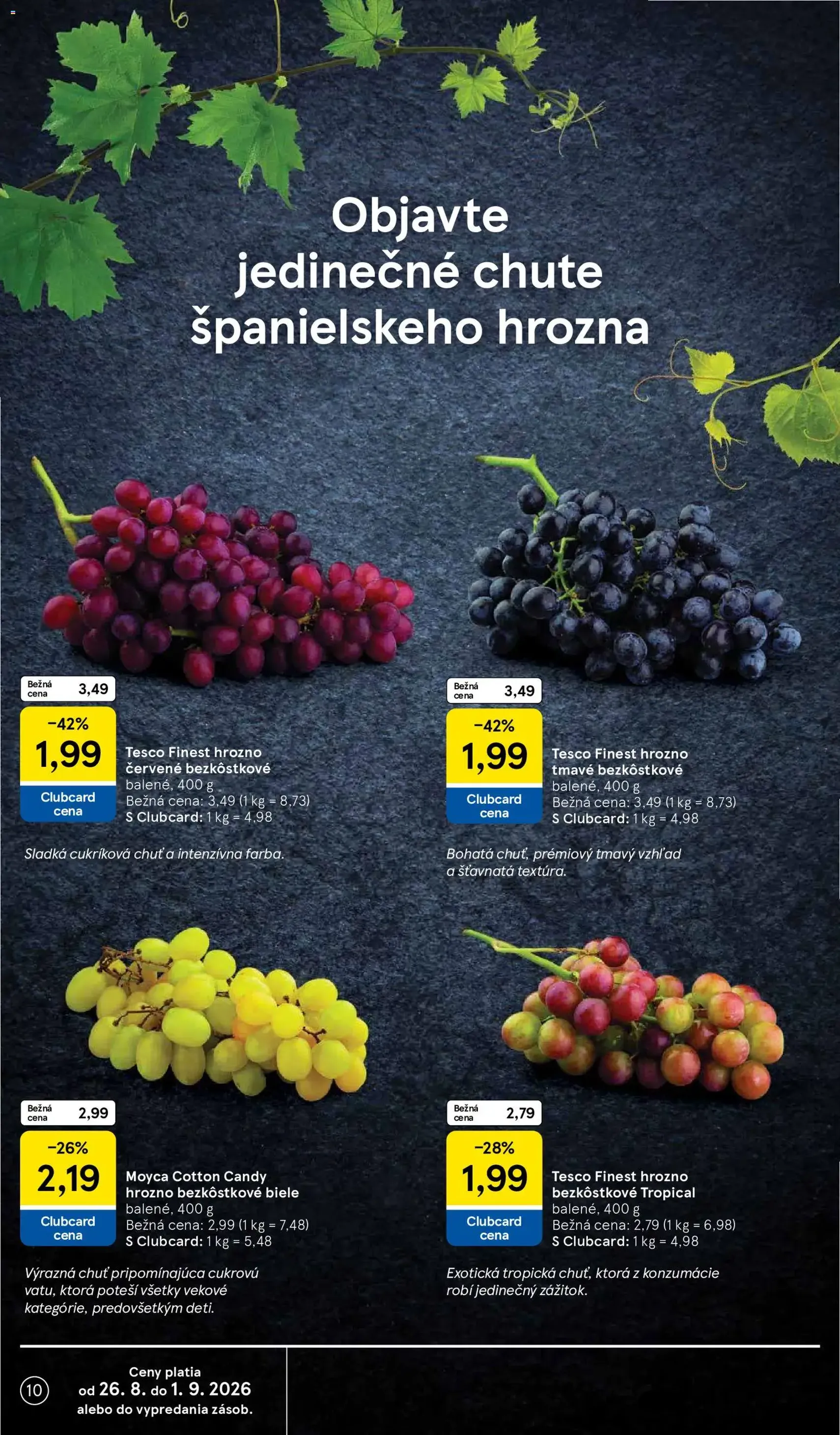 Tesco Hypermarket - leták - platný leták od 26.08.2026 strana 10 z 58