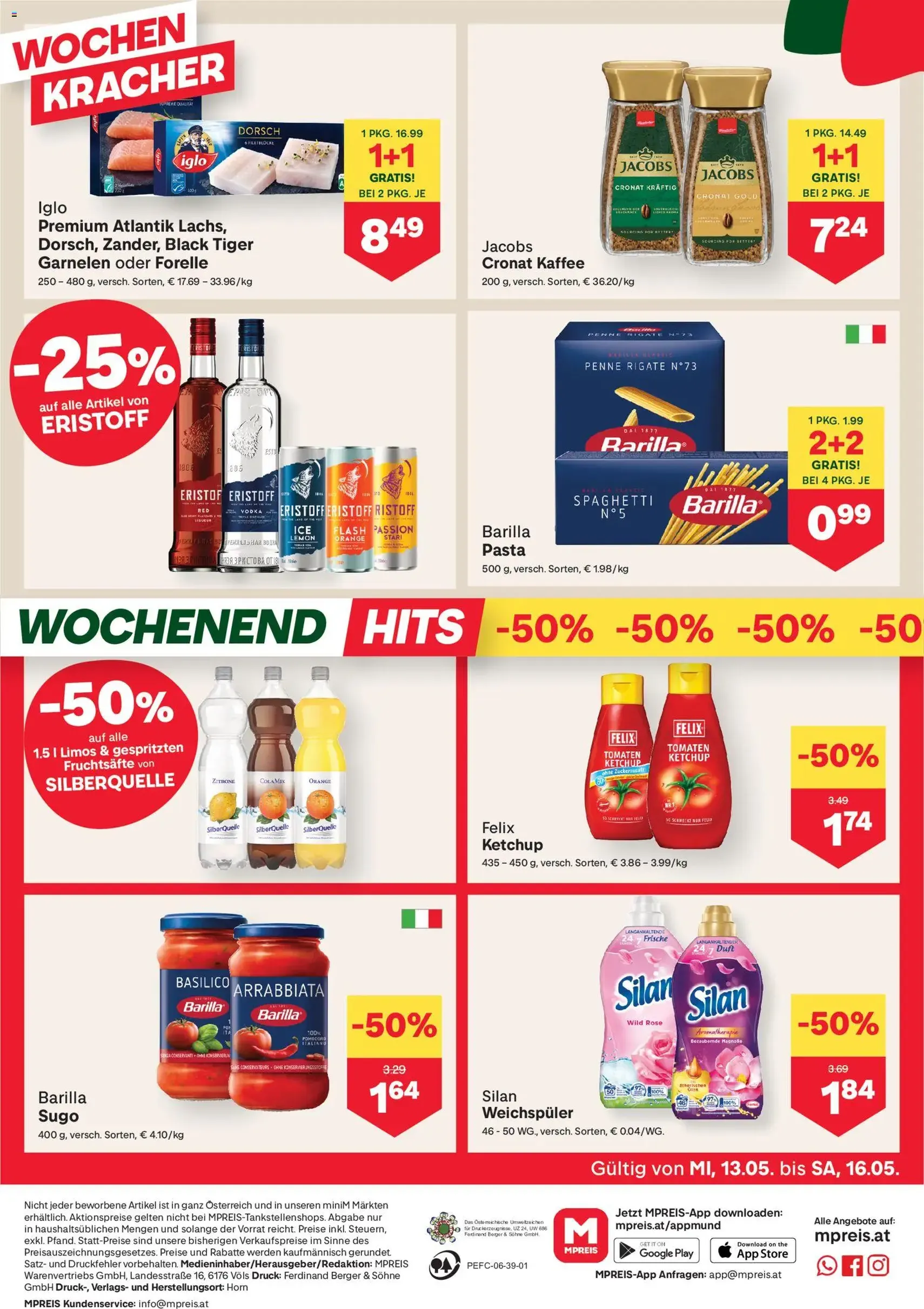 MPREIS Flugblatt - Gültiger Prospekt ab 13.05.2026, Seite 12 von insgesamt 16