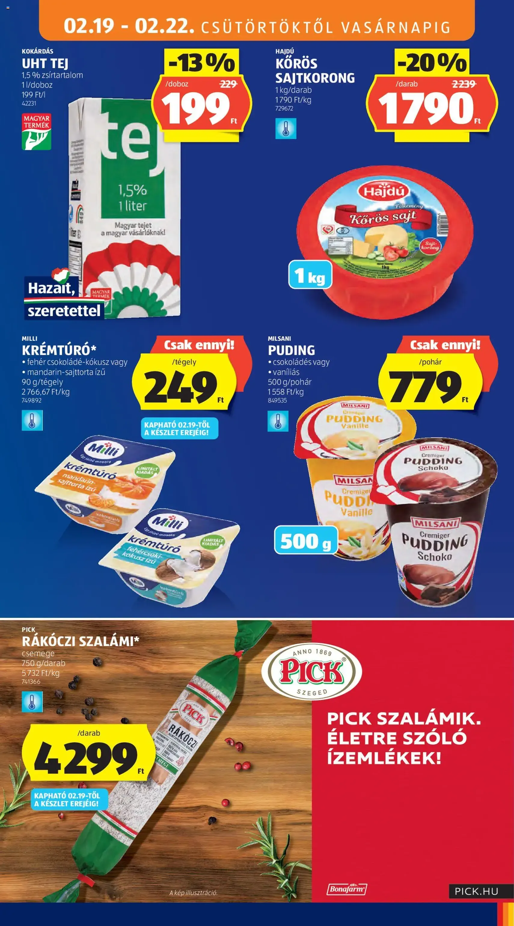 Aldi Akciós újság - 2026.02.19. érvényes szórólap 7 oldal 49 oldalból