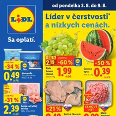 Lidl leták - náhľad letáku platný od 03.08.2026