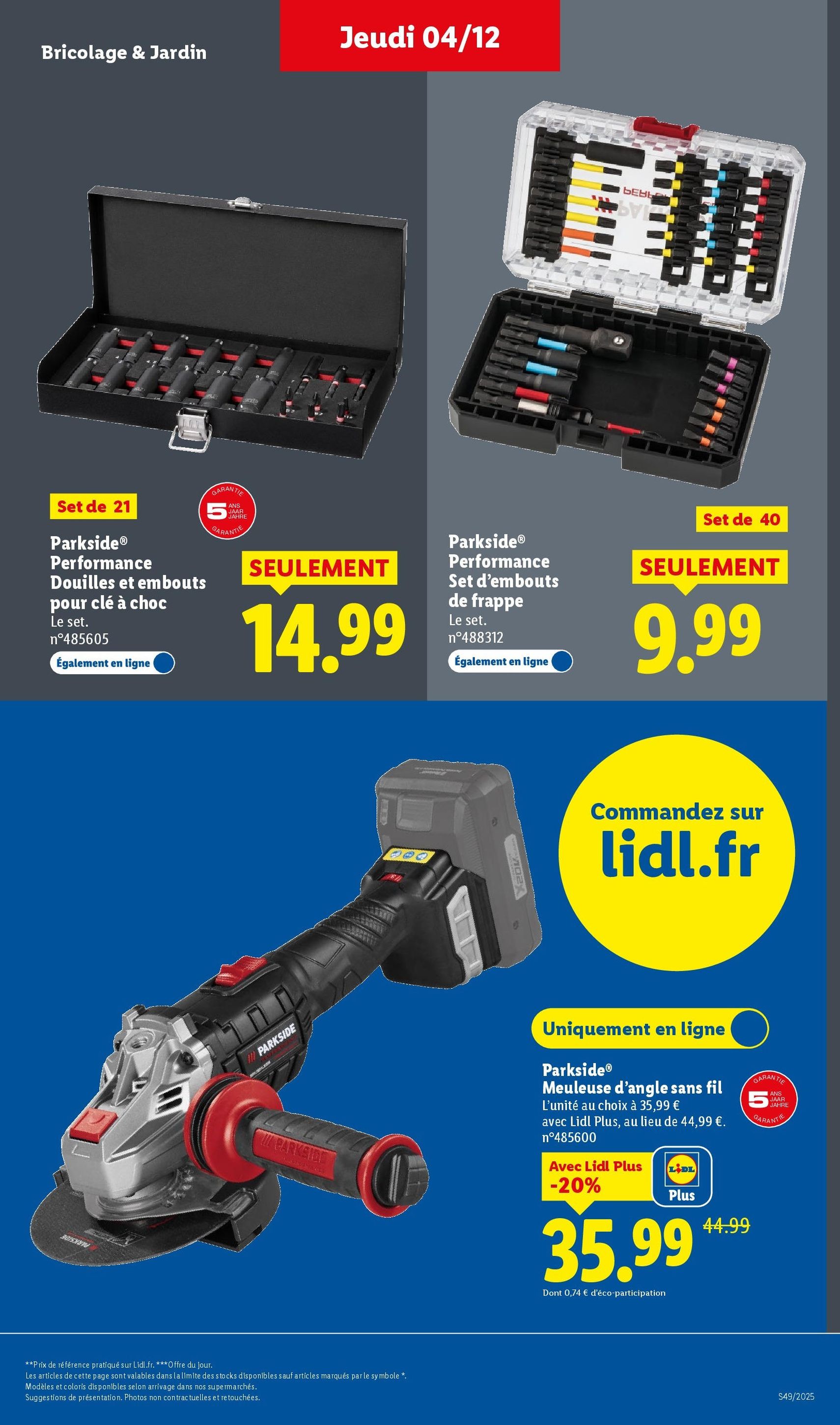 LIDL catalogue semaine 49 - brochure valable à partir du 04/12/2025, page 57 sur 96