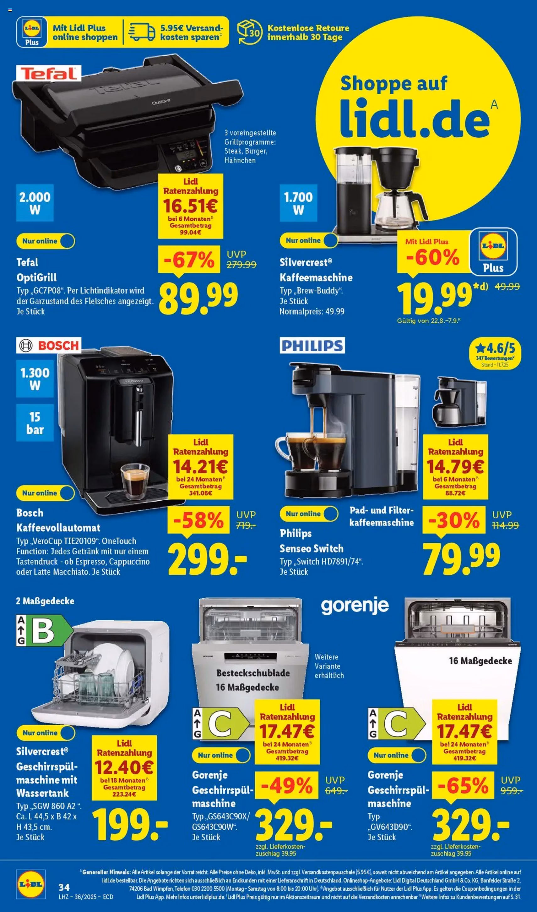 Lidl Prospekt - Gültiger Prospekt ab 01.09.2025, Seite 4 von insgesamt 72 Lidl Prospekt - Gültiger Prospekt ab 01.09.2025, Seite 4 von insgesamt 72