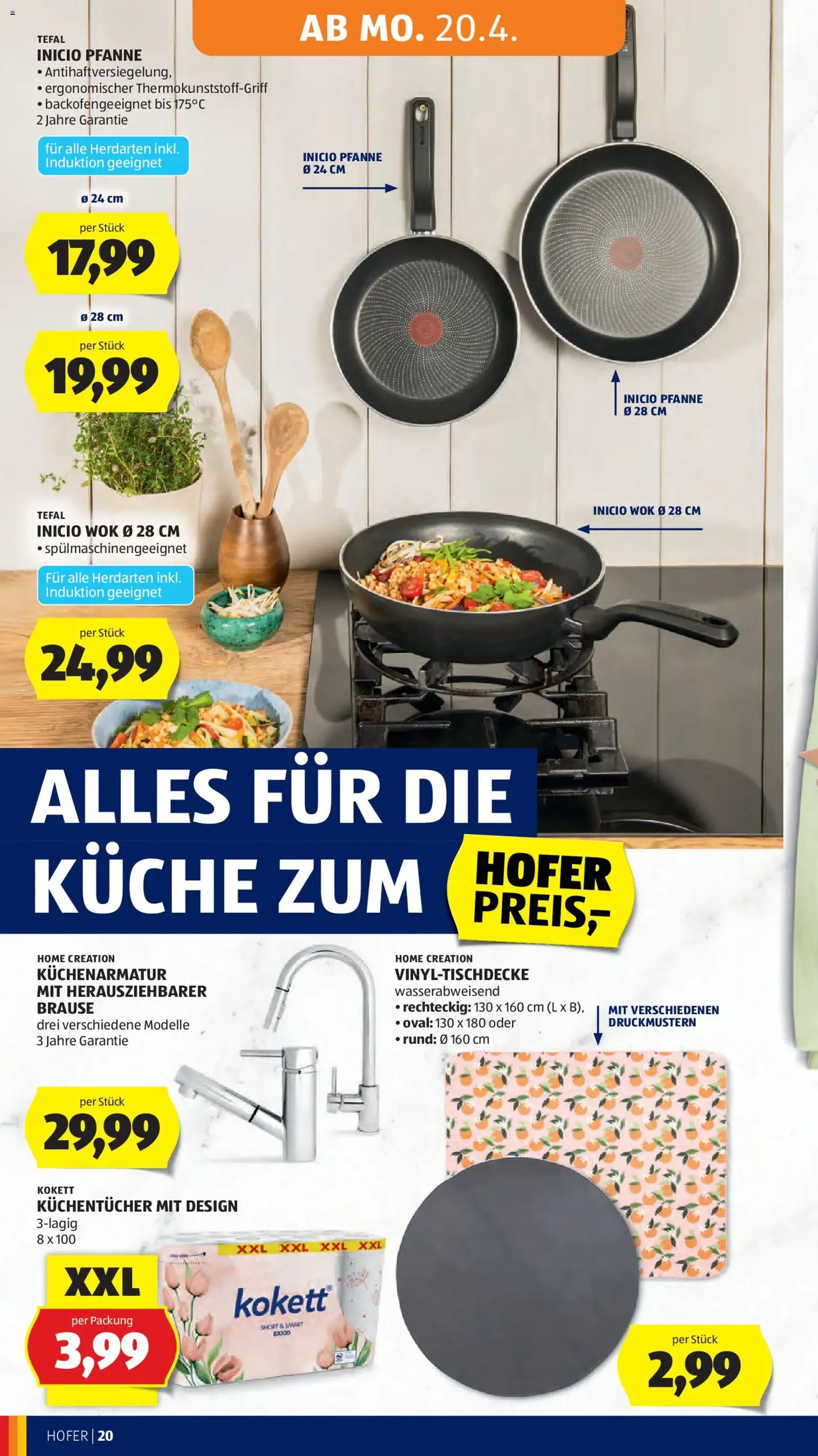 Hofer Flugblatt - Gültiger Prospekt ab 20.04.2026, Seite 24 von insgesamt 45