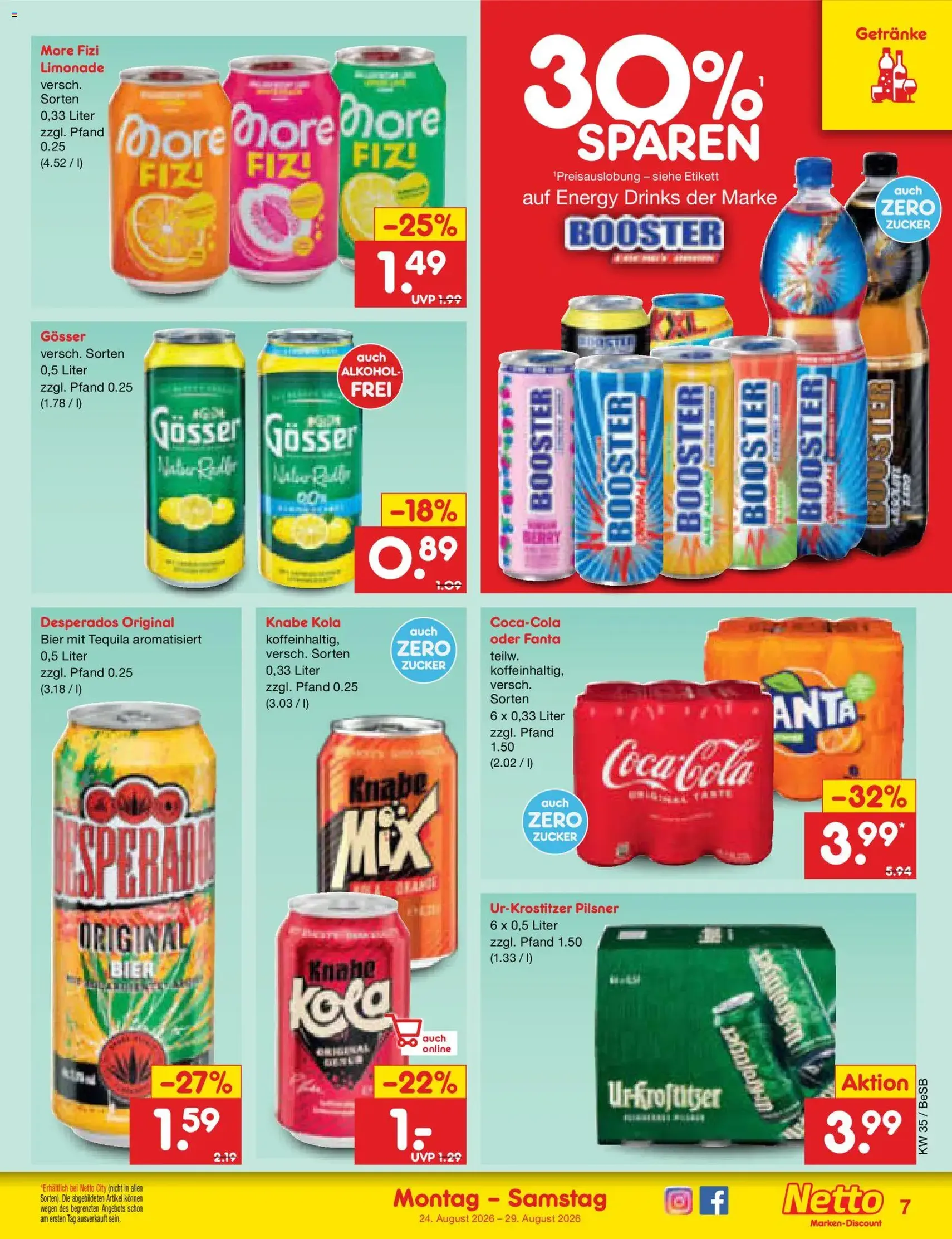 Netto Marken-Discount Prospekt - Gültiger Prospekt ab 24.08.2026, Seite 7 von insgesamt 68