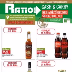 Ratio leták - náhled letáku platný od 01.10.2025