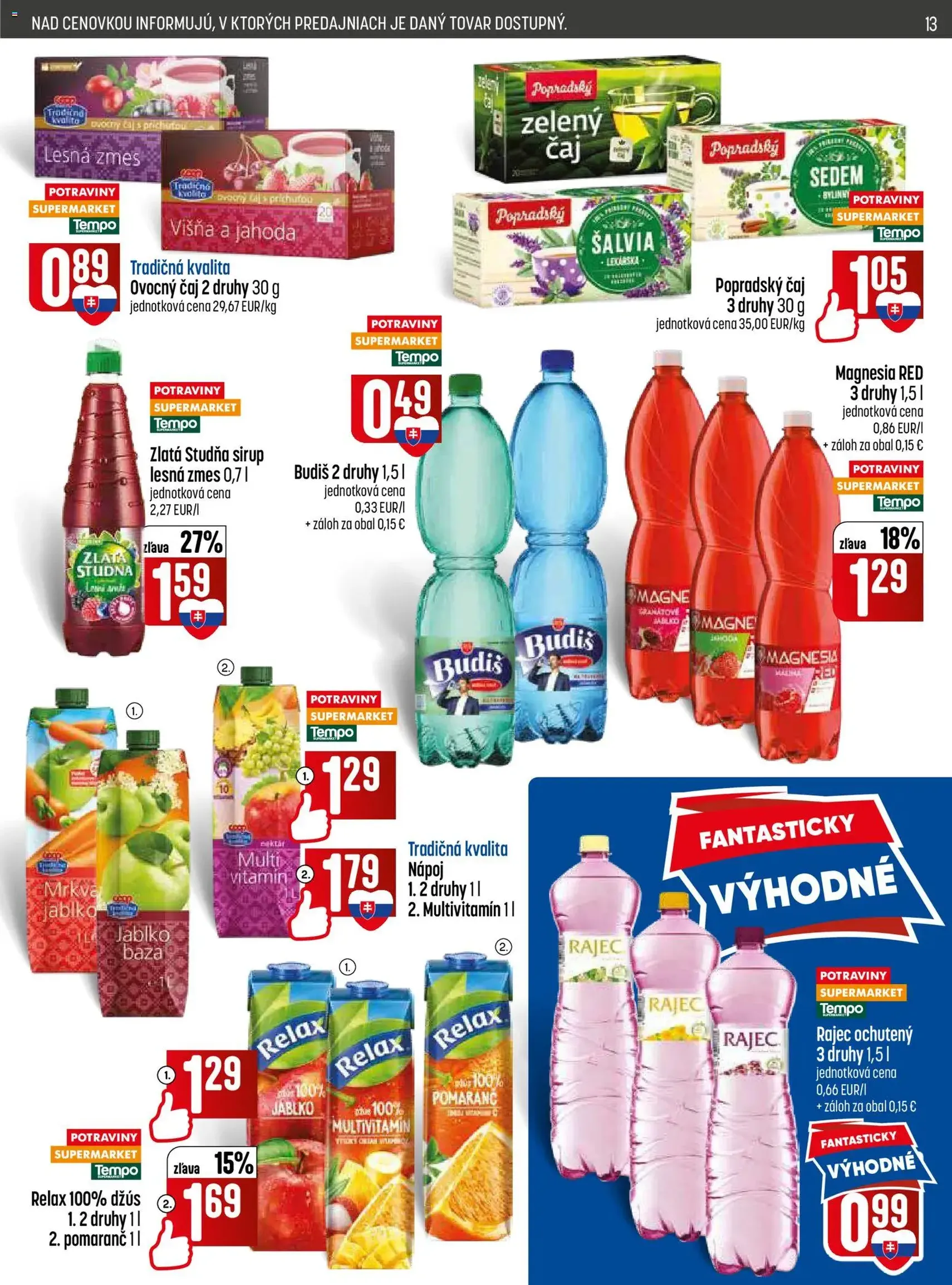 COOP Jednota leták - platný leták od 18.06.2026 strana 13 z 32
