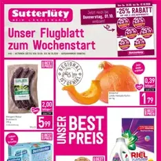 Sutterlüty Flugblatt - Prospekt Vorschau gültig ab 28.09.2026