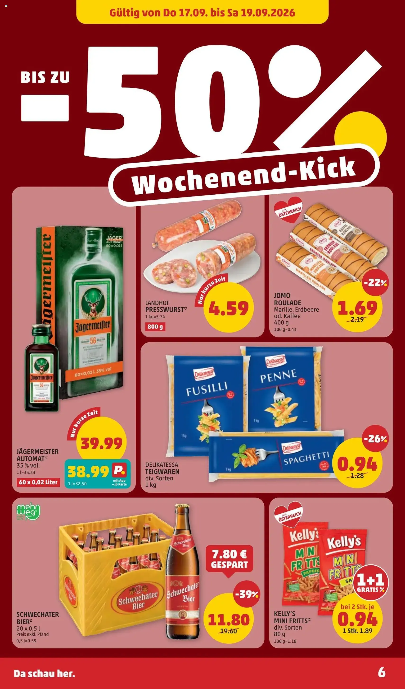 Penny Markt - Flugblatt - Gültiger Prospekt ab 17.09.2026, Seite 6 von insgesamt 28