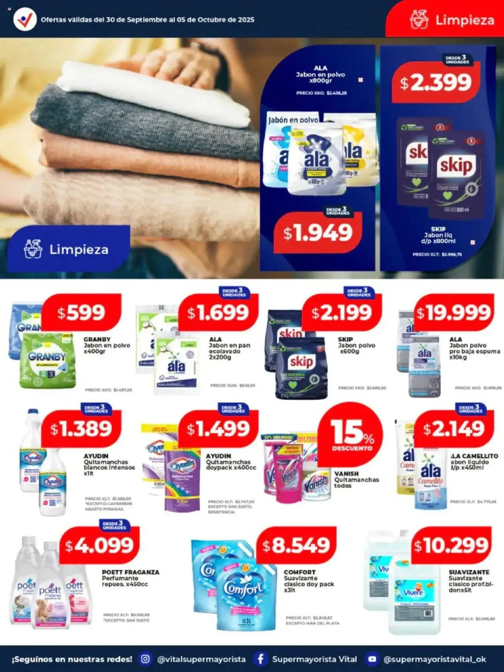 Vital - Ofertas - folleto válido desde 30/09/2025 página 7 de 21 Vital - Ofertas - folleto válido desde 30/09/2025 página 7 de 21