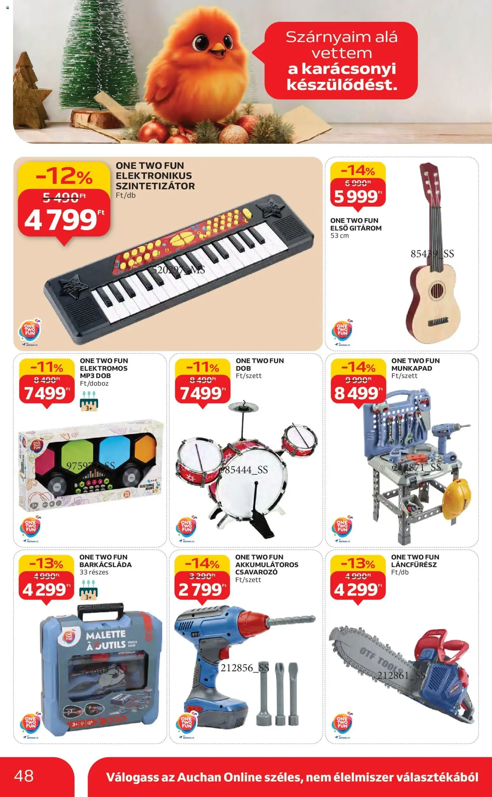 Auchan Akciós újság - 2025.10.30. érvényes szórólap 48 oldal 58 oldalból Auchan Akciós újság - 2025.10.30. érvényes szórólap 48 oldal 58 oldalból