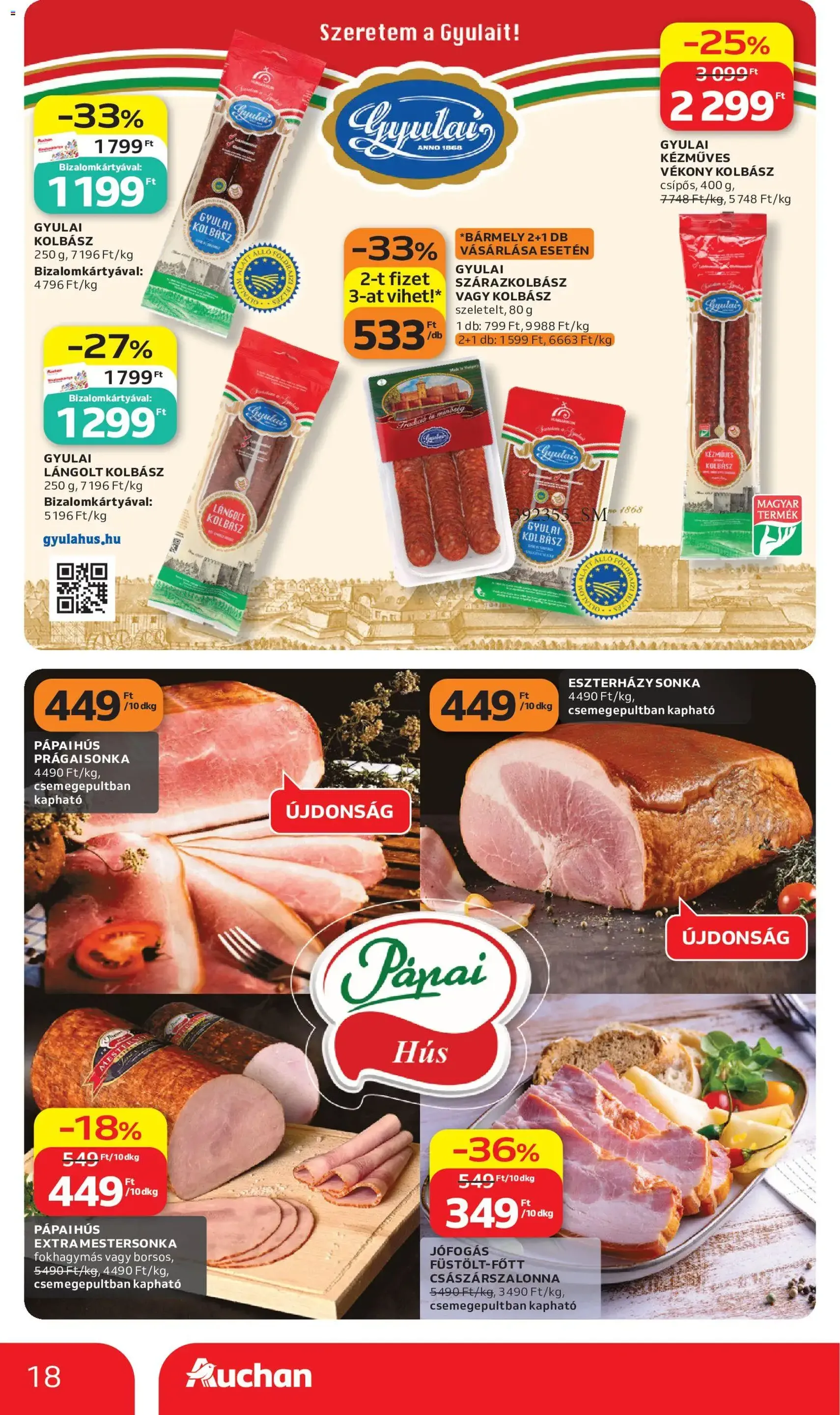 Auchan akciós újság - 2026.06.11. érvényes szórólap 18 oldal 46 oldalból
