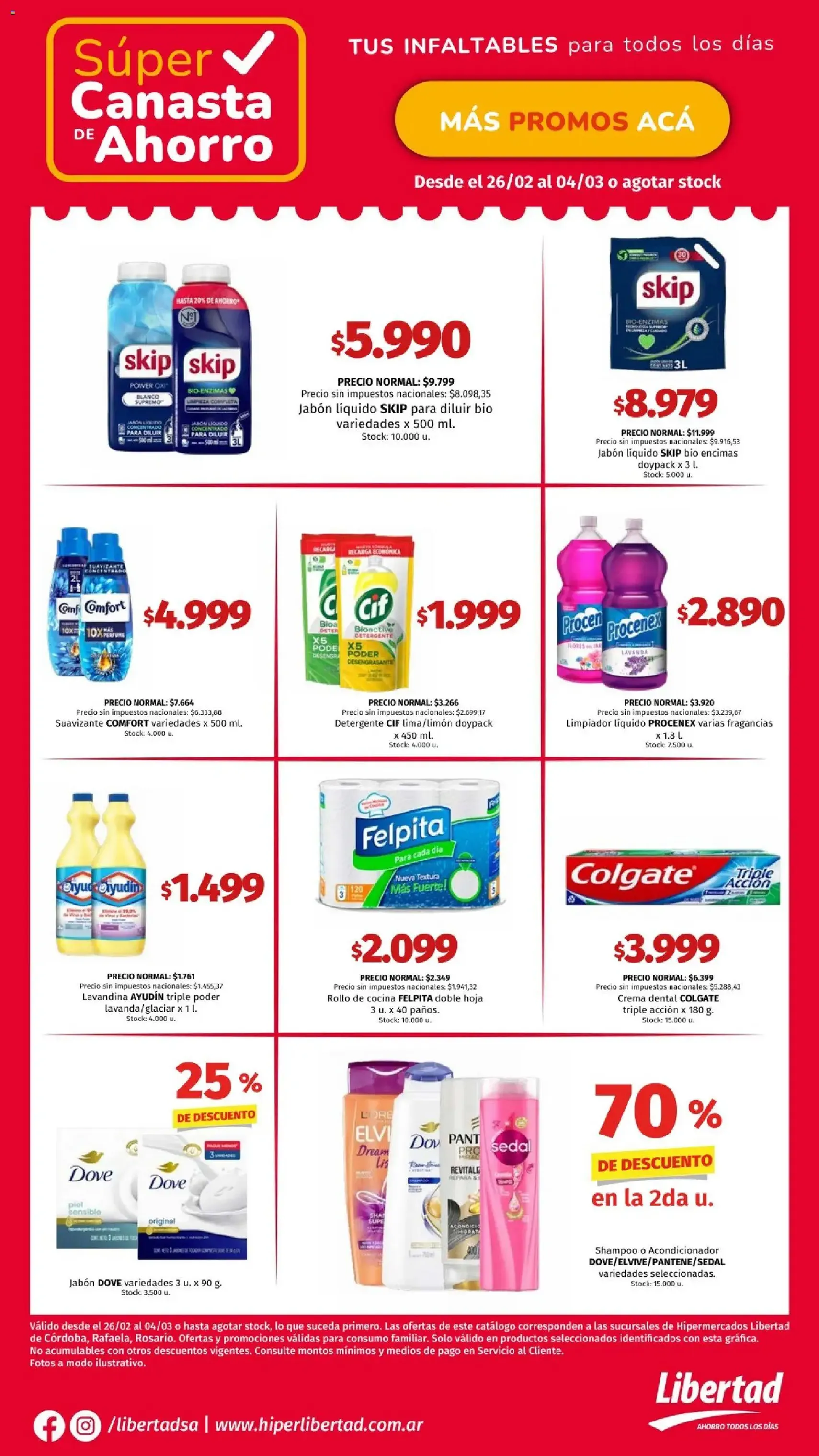 Hipermercado Libertad catálogo - folleto válido desde 26/02/2026 página 6 de 6