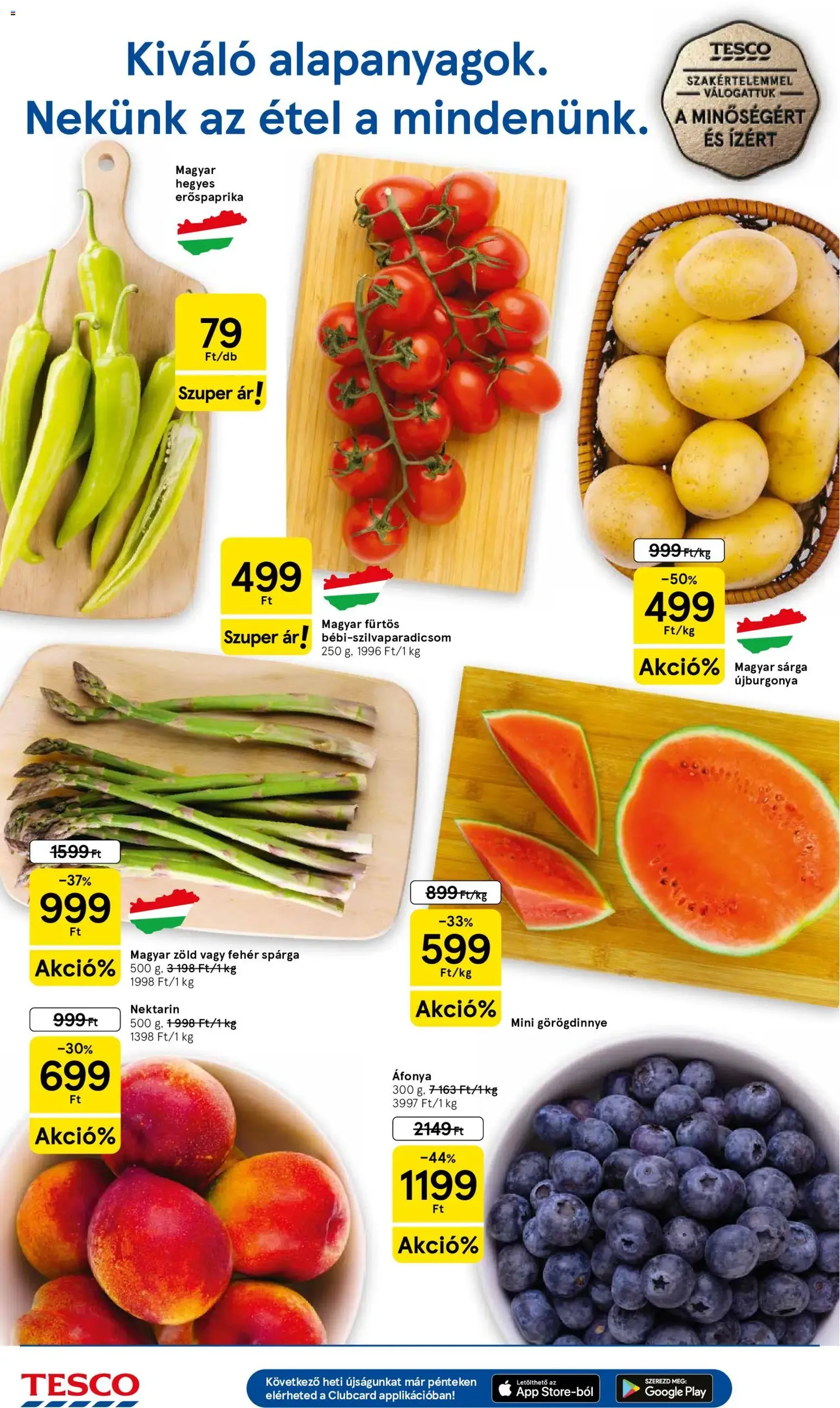 Tesco aktuális akciós újság - 2026.05.28. érvényes szórólap 2 oldal 32 oldalból
