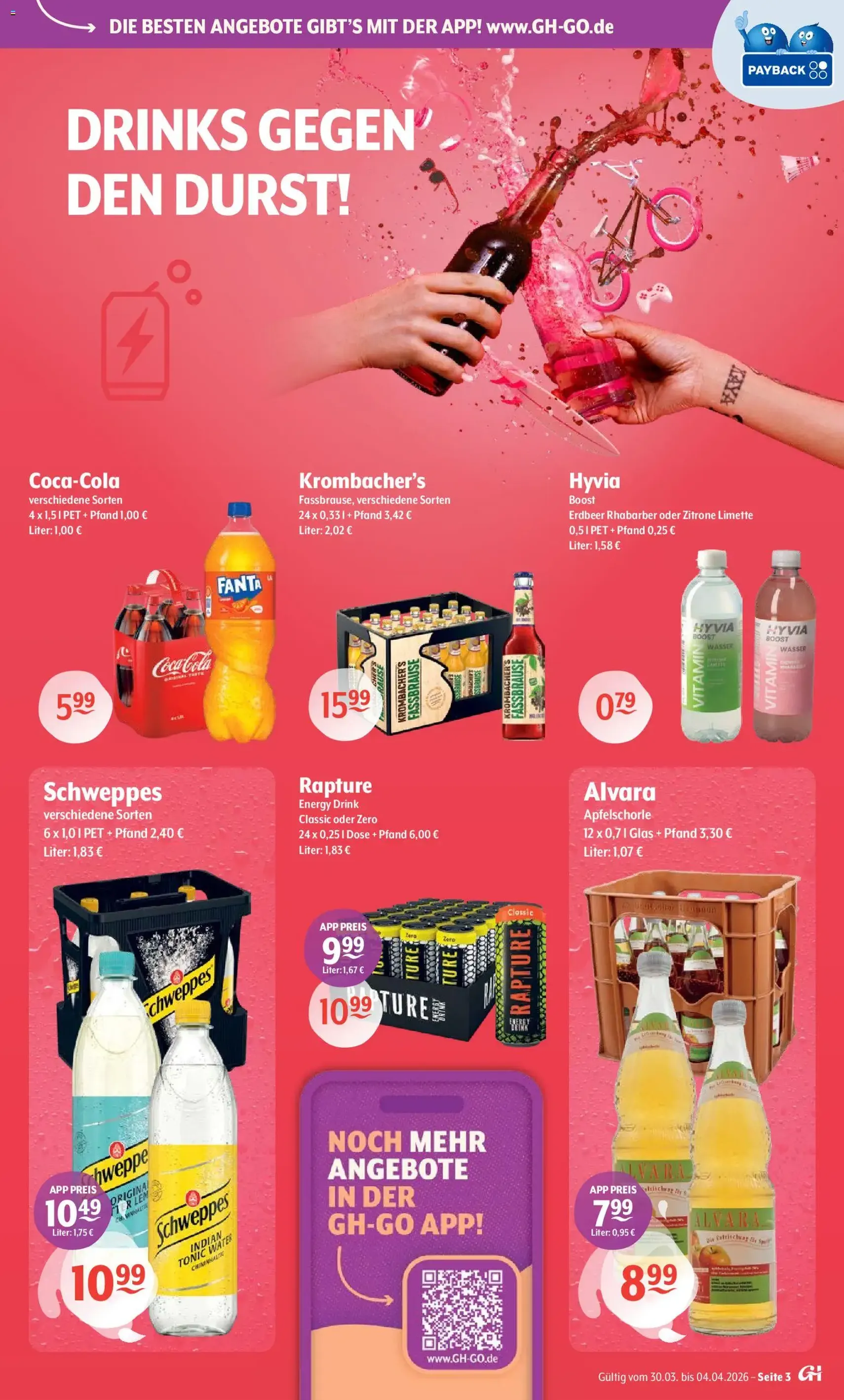 Trink und Spare Prospekt - Gültiger Prospekt ab 30.03.2026, Seite 3 von insgesamt 10