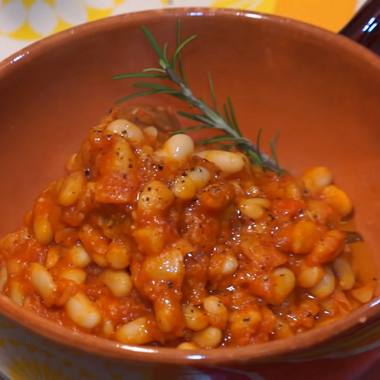 Anteprima ricetta Fagioli e salsiccia