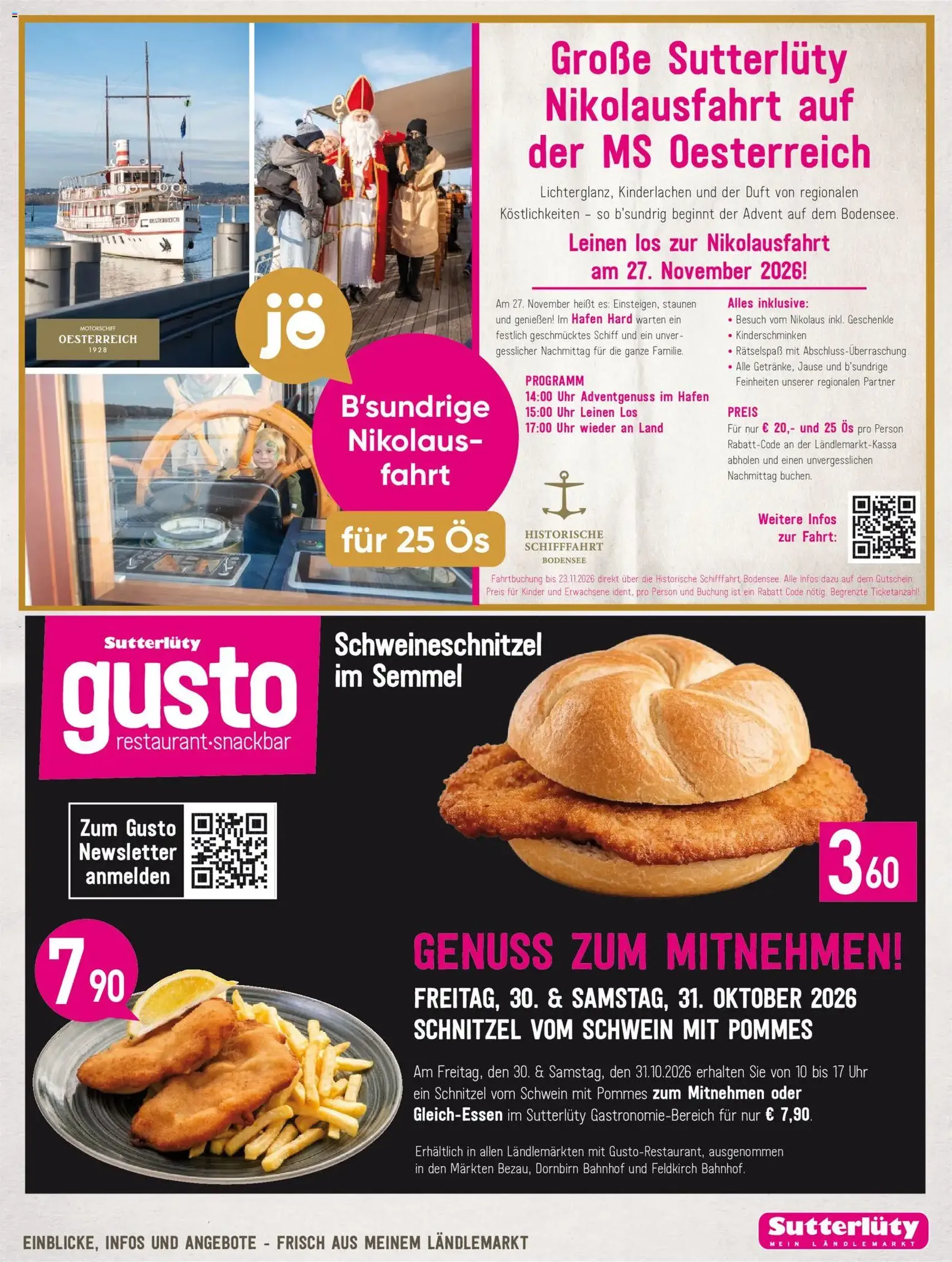 Sutterlüty Flugblatt - Gültiger Prospekt ab 29.10.2026, Seite 15 von insgesamt 20