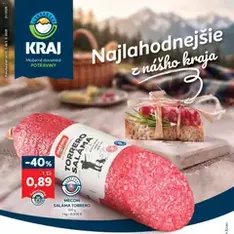 Kraj leták - náhľad letáku platný od 30.07.2026