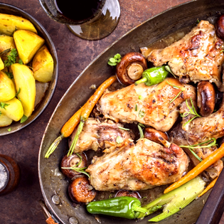 Recipe preview Roasted Rabbit Legs